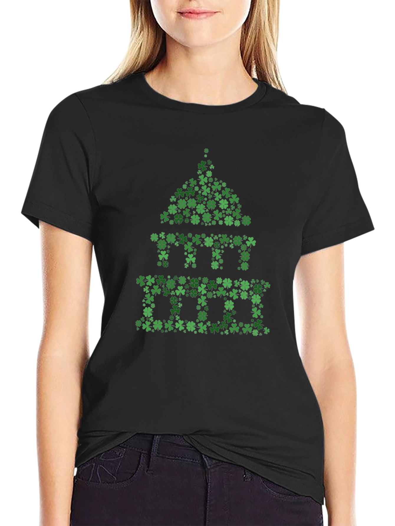 Shamrock Capitol Building Graphic Tee