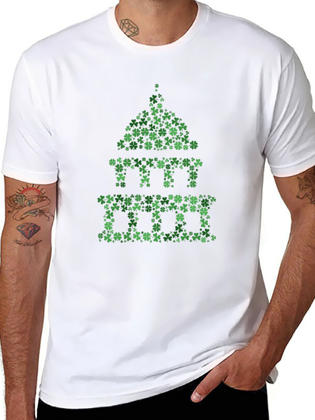 Shamrock Capitol Building Graphic Tee