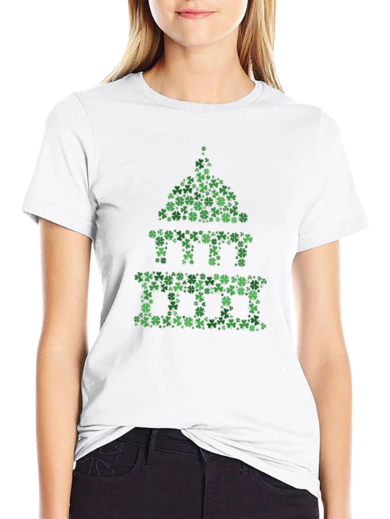 Shamrock Capitol Building Graphic Tee