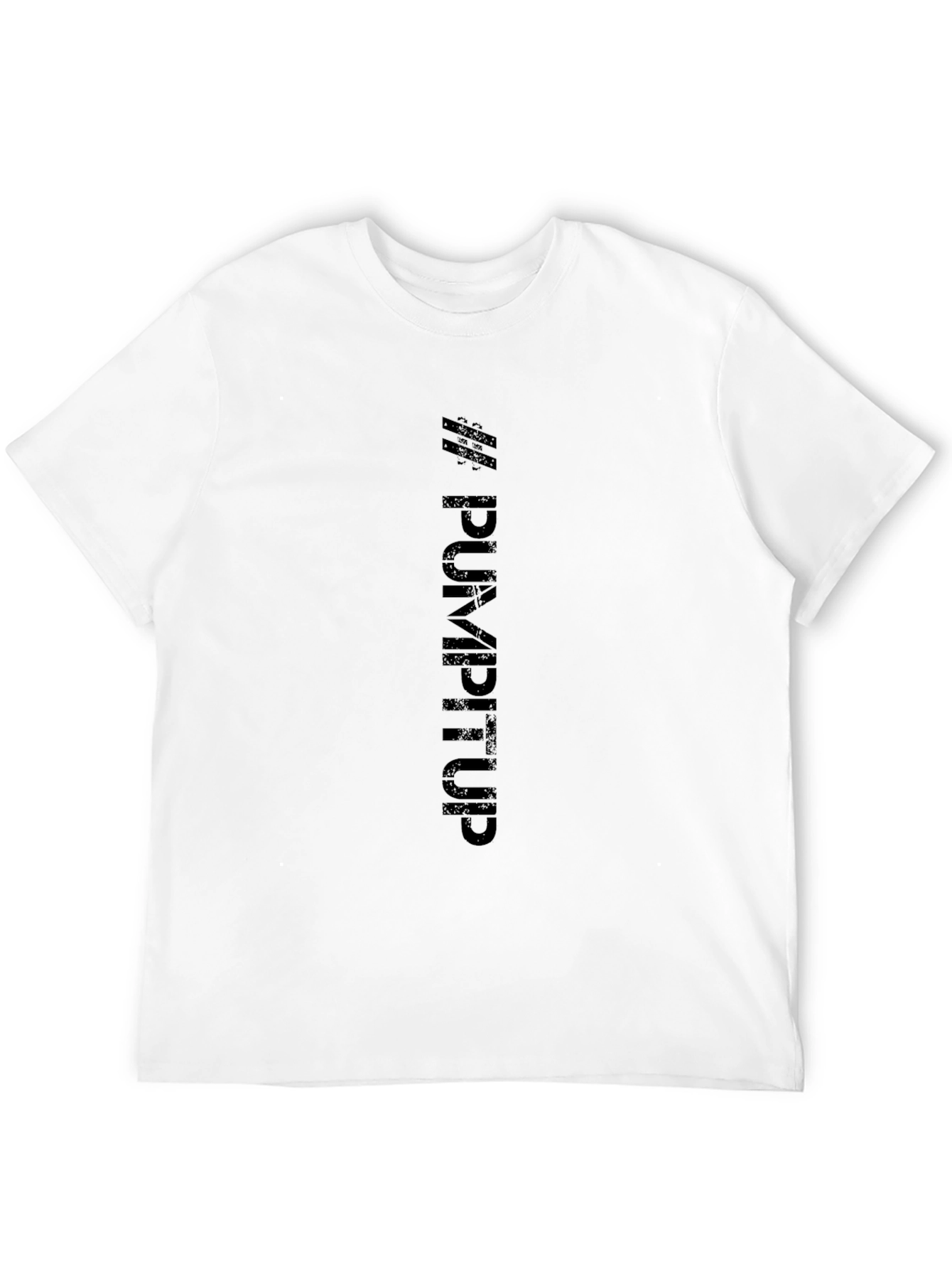 Mens Black Pump It Up Graphic Tee