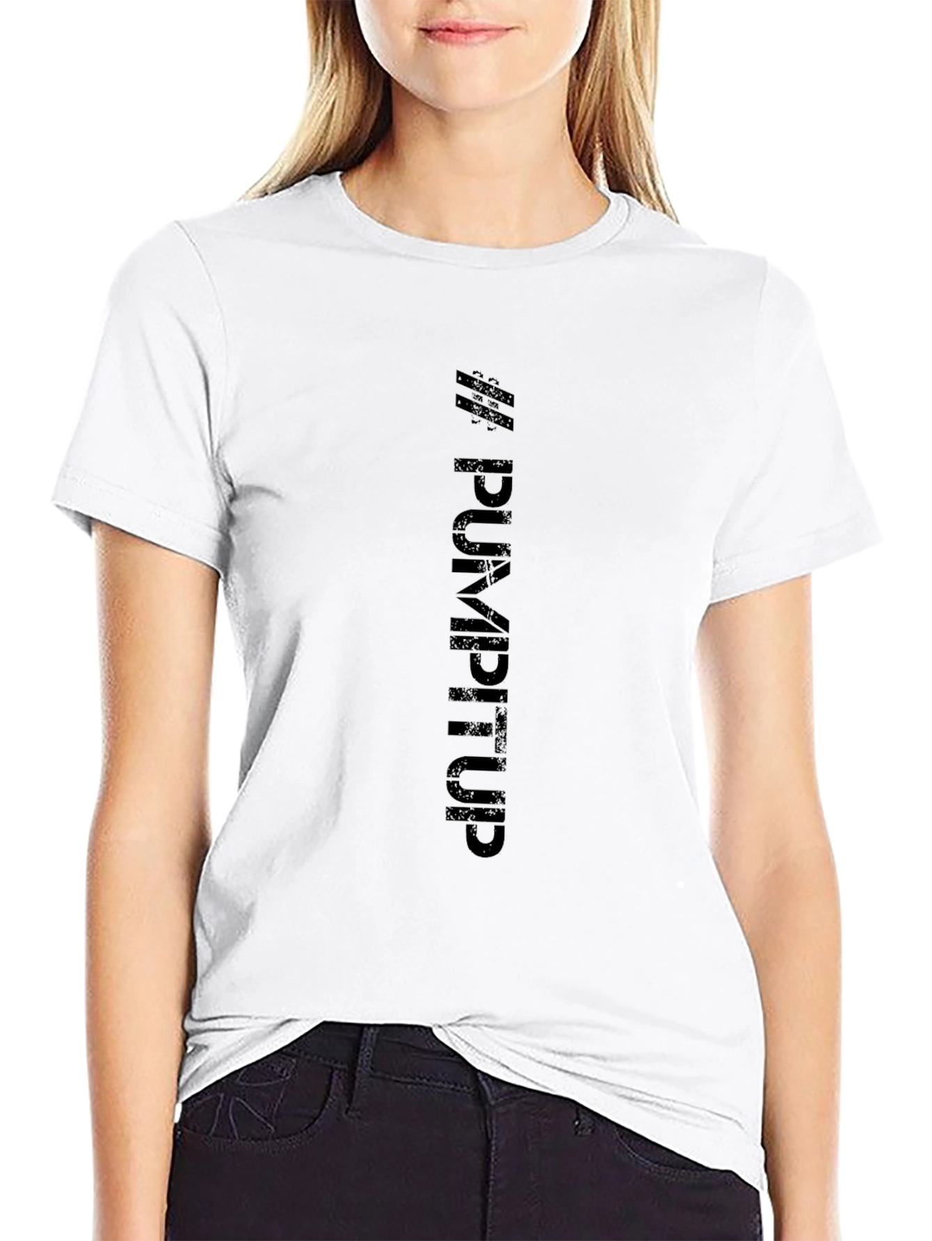 Mens Black Pump It Up Graphic Tee