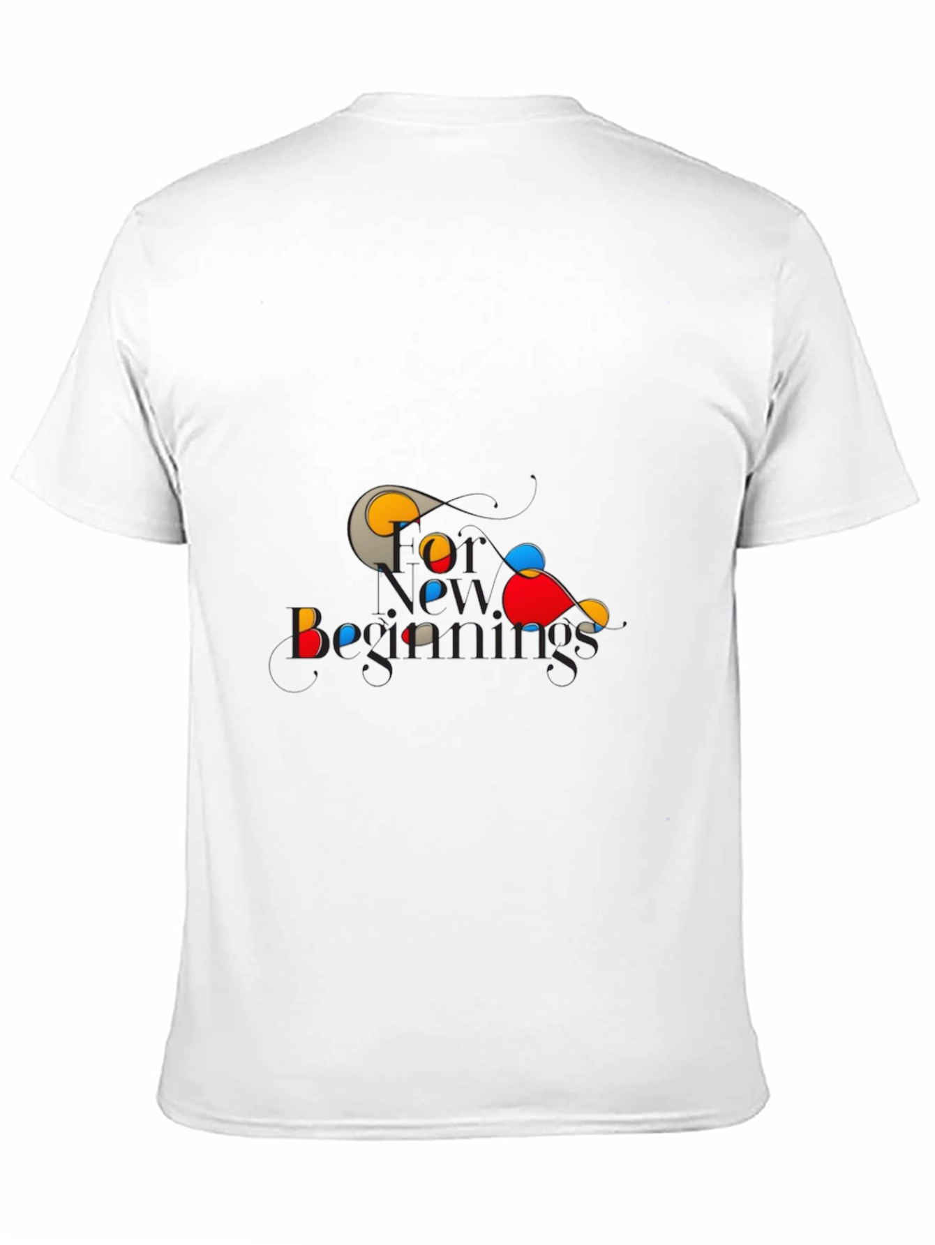 New Beginnings Graphic Tee - Stylish Black T-Shirt