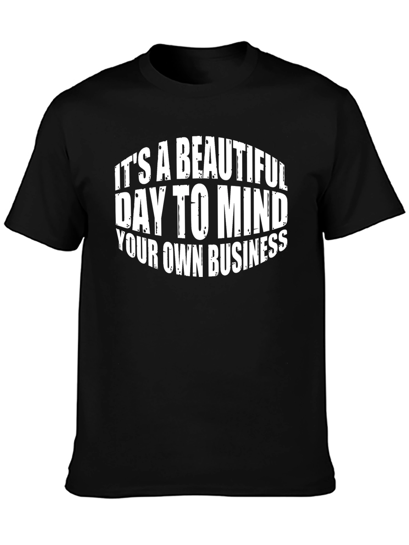 Mind Your Own Business Black T-Shirt