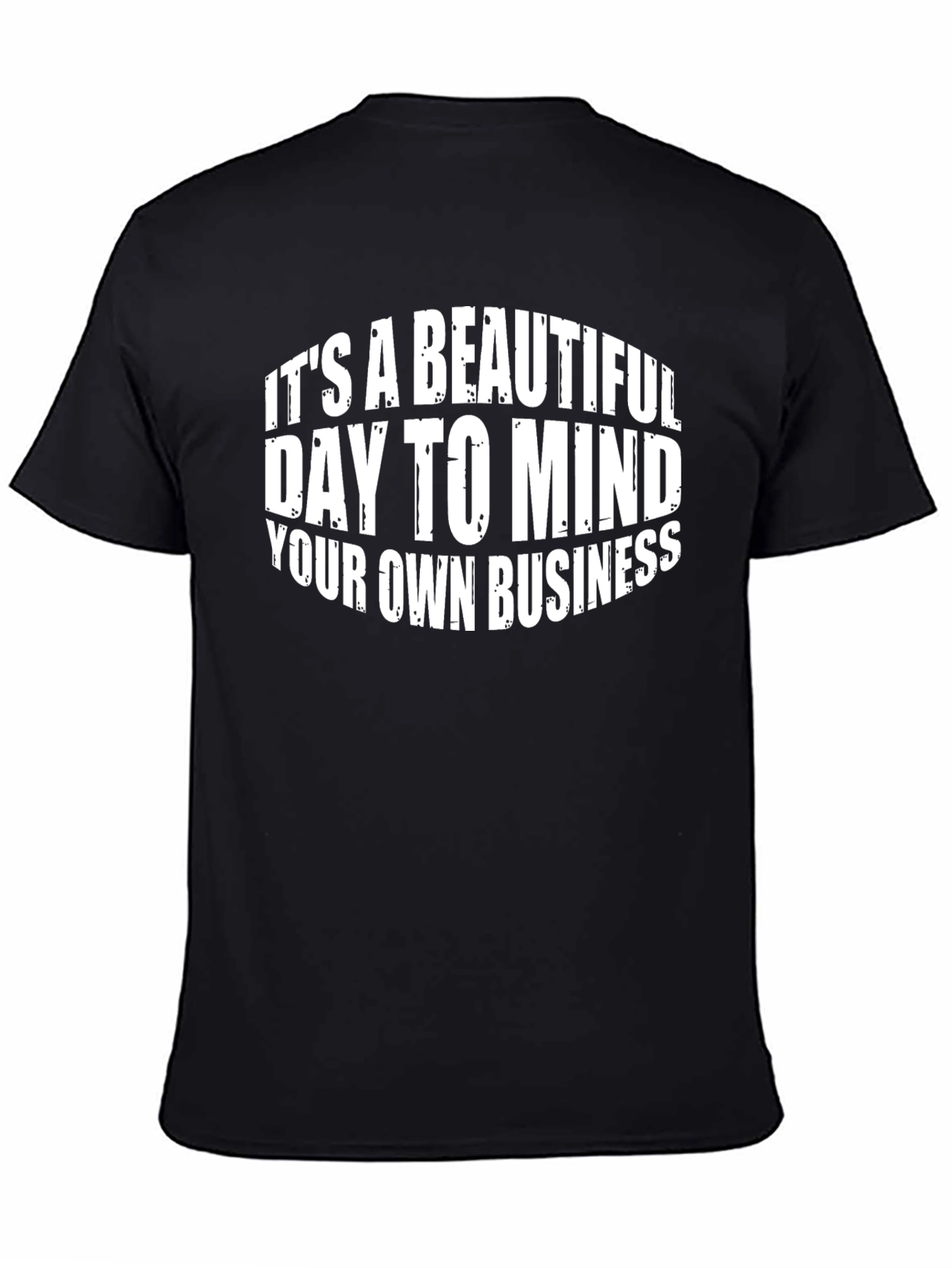 Mind Your Own Business Black T-Shirt