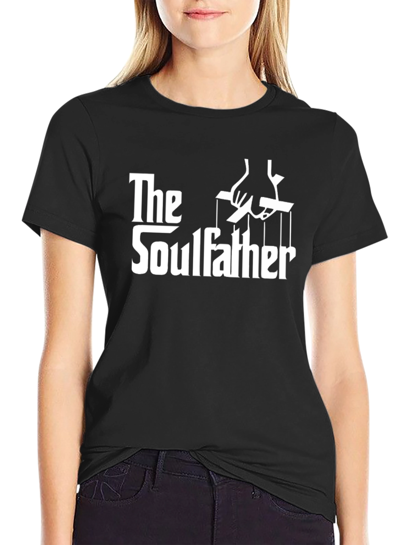 The Soulfather Black T-Shirt - Iconic Graphic Tee