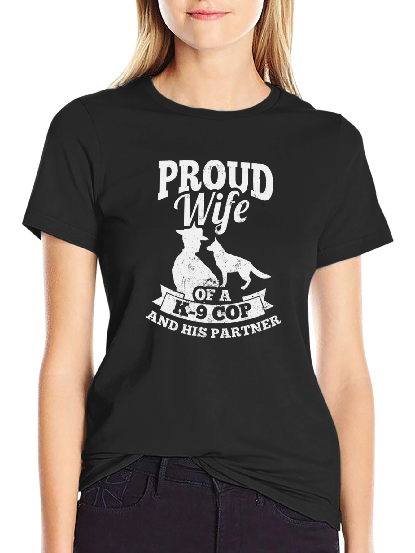 Proud Wife of K-9 Cop T-Shirt