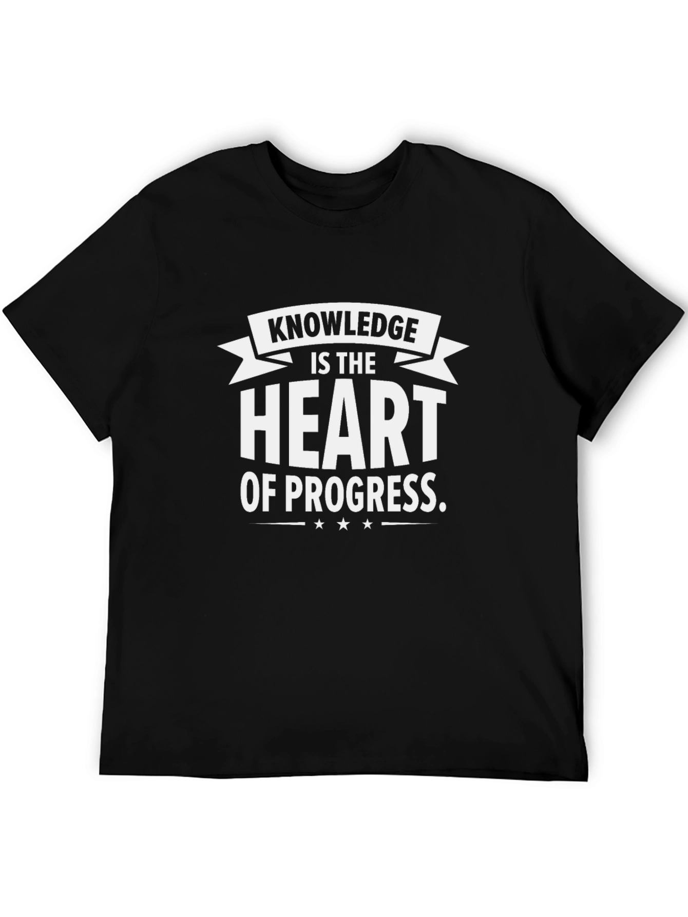 Knowledge is the Heart of Progress Graphic Tee