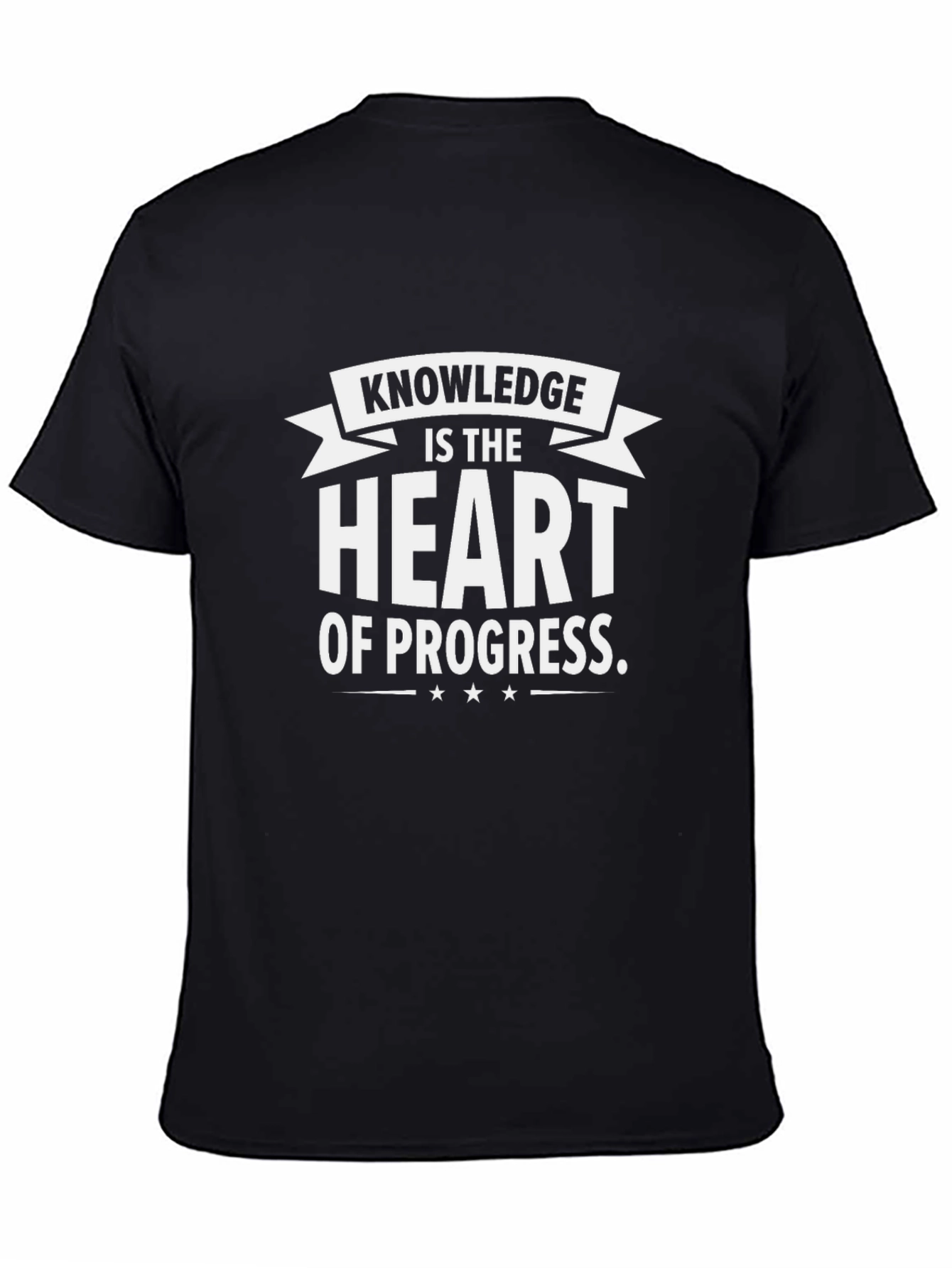 Knowledge is the Heart of Progress Graphic Tee