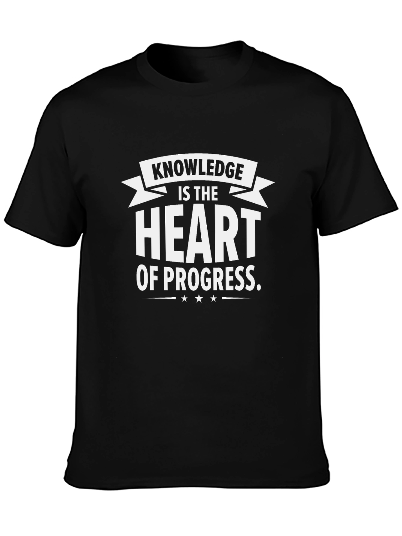 Knowledge is the Heart of Progress Graphic Tee