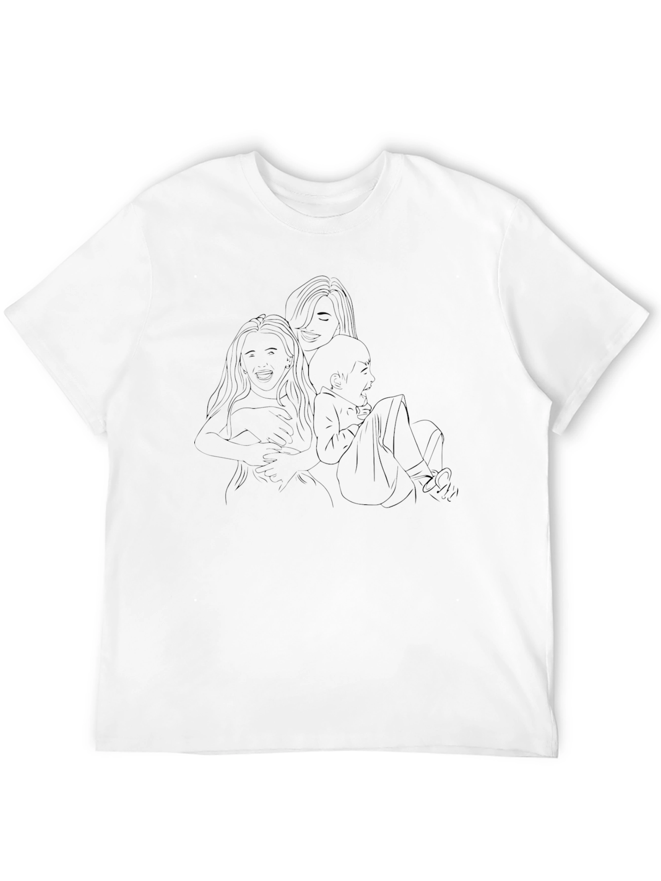 Family Portrait Black Tee