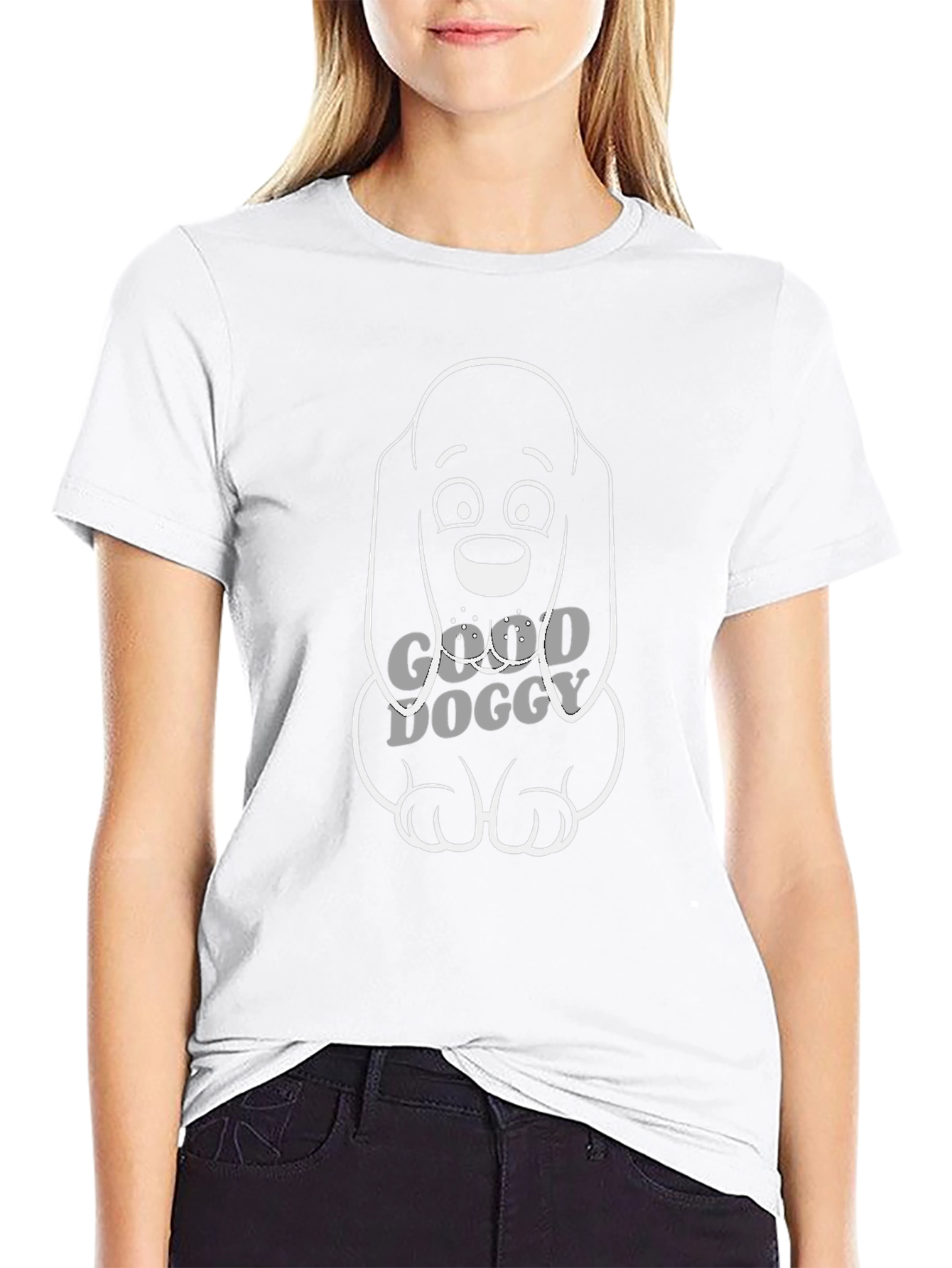 Good Doggy Black T-Shirt