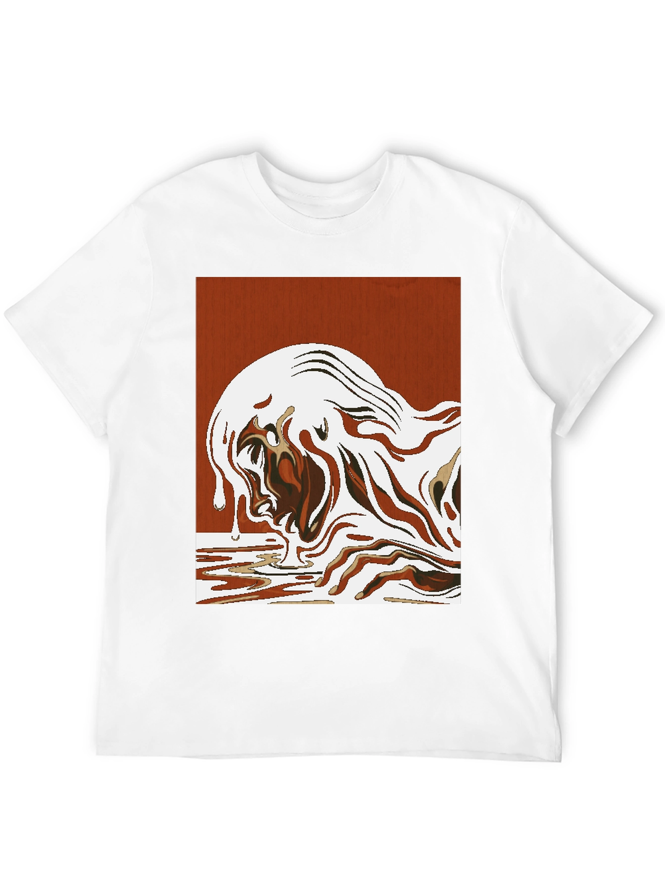 Abstract Art Graphic Tee - Modern Style Shirt