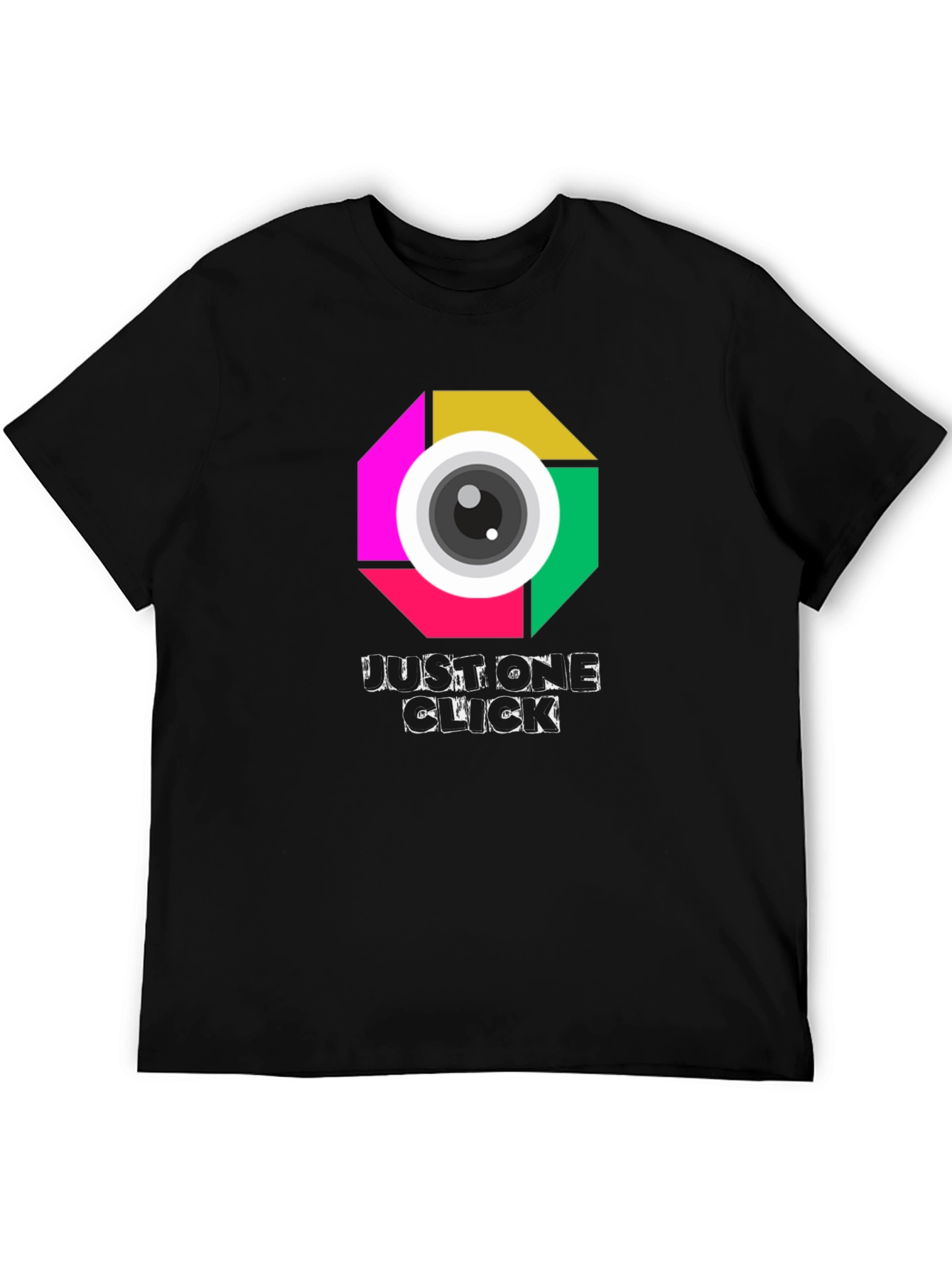 Just One Click Camera Graphic T-Shirt