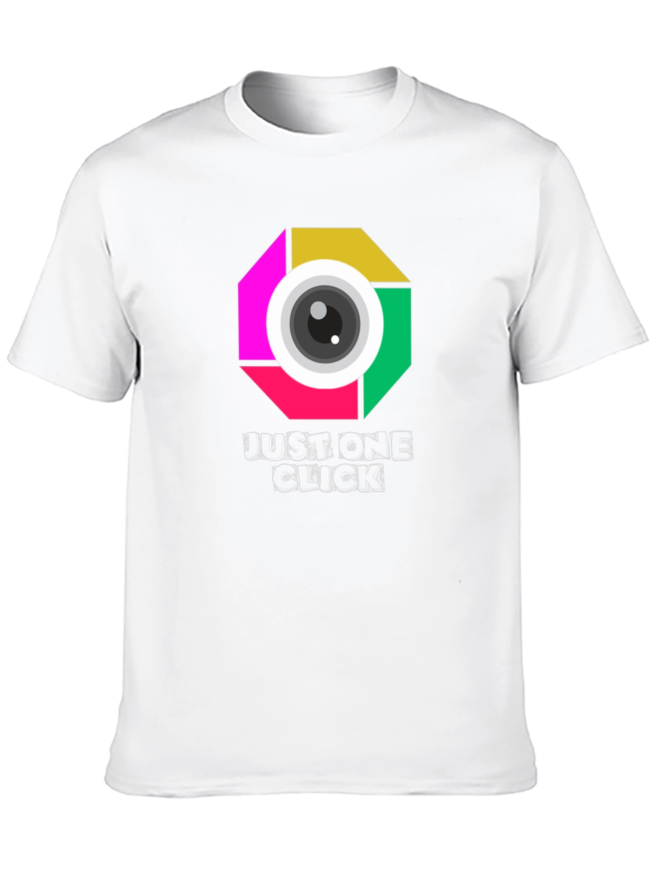 Just One Click Camera Graphic T-Shirt