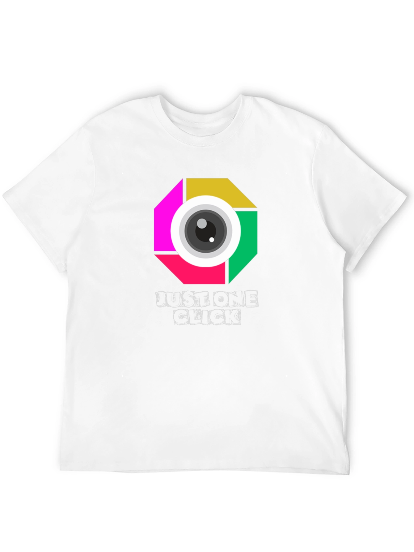 Just One Click Camera Graphic T-Shirt