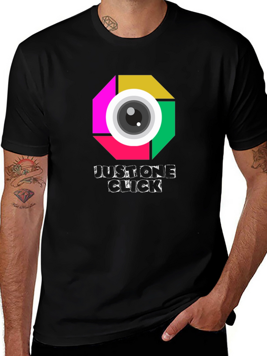 Just One Click Camera Graphic T-Shirt