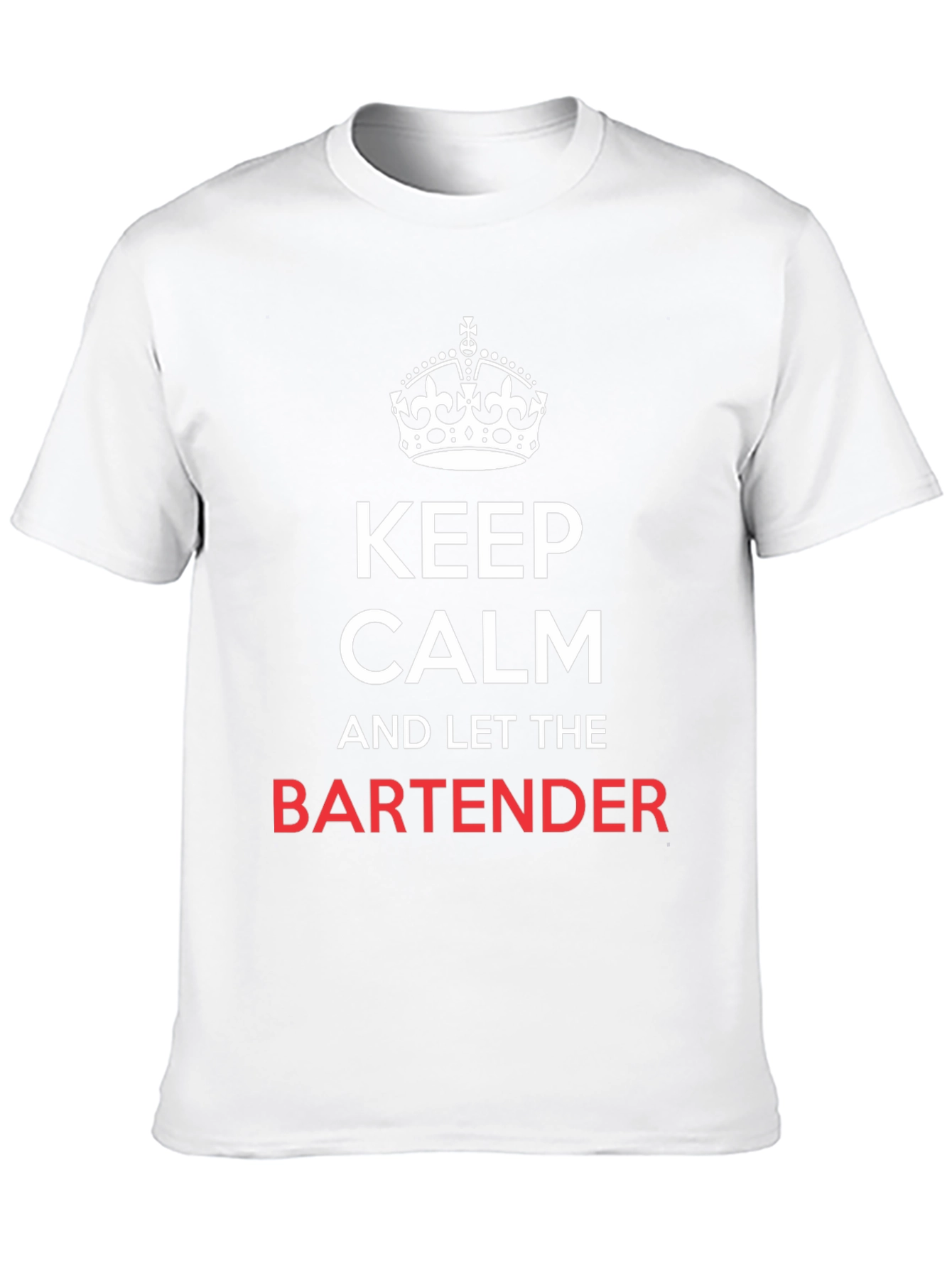 Keep Calm Bartender T-Shirt - Funny Bartending Tee