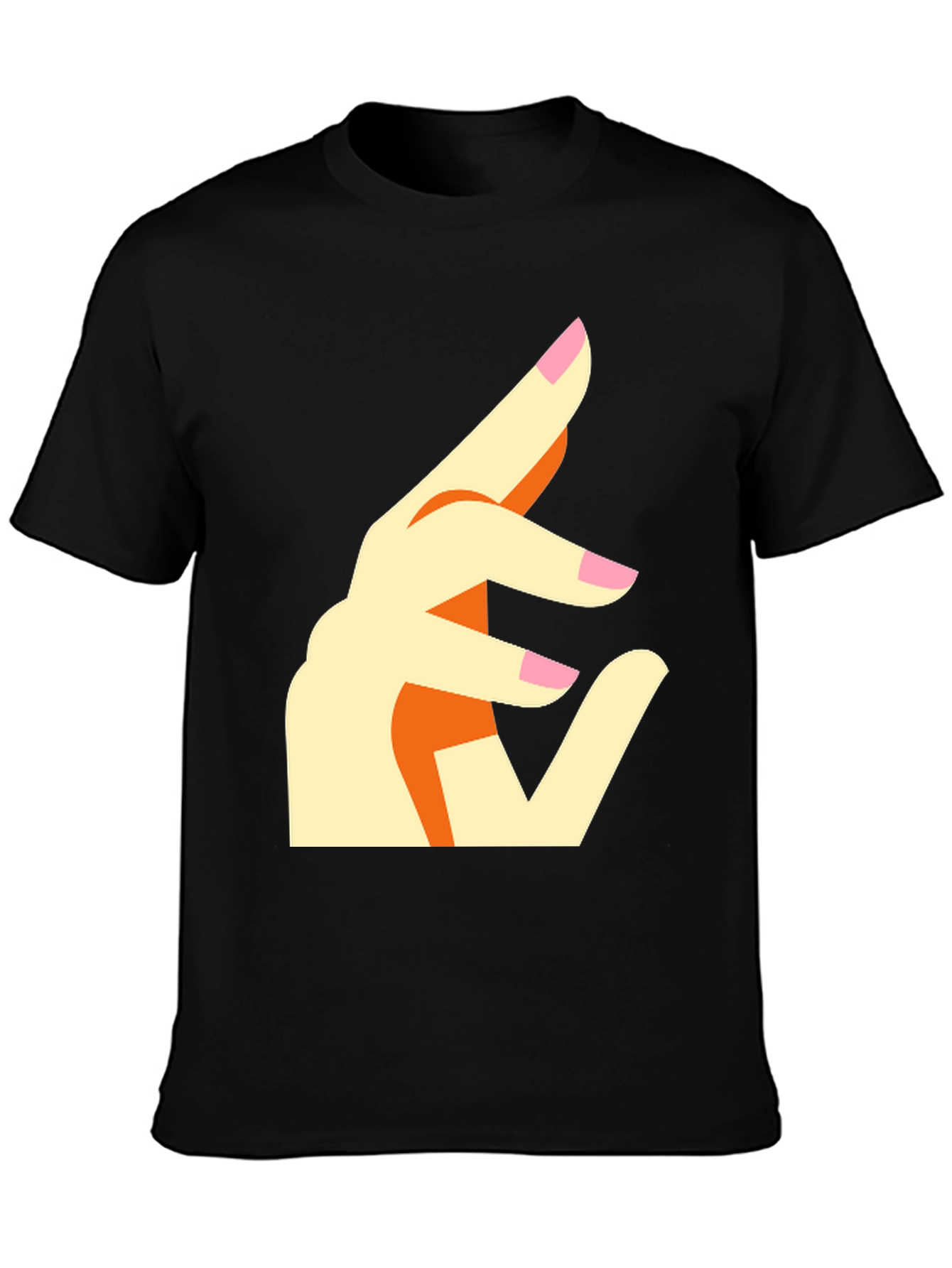Abstract Hand Gesture Graphic Tee