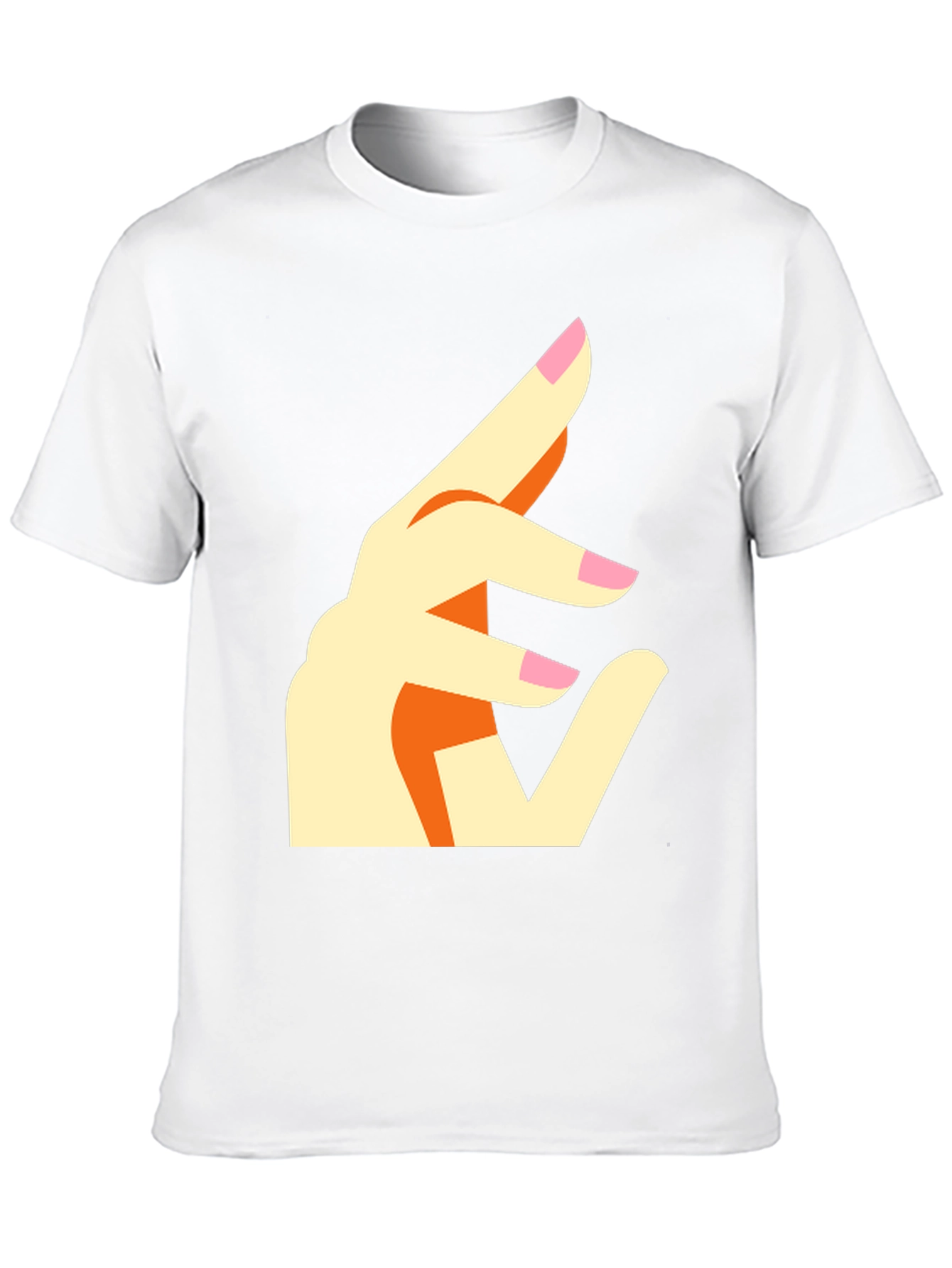 Abstract Hand Gesture Graphic Tee