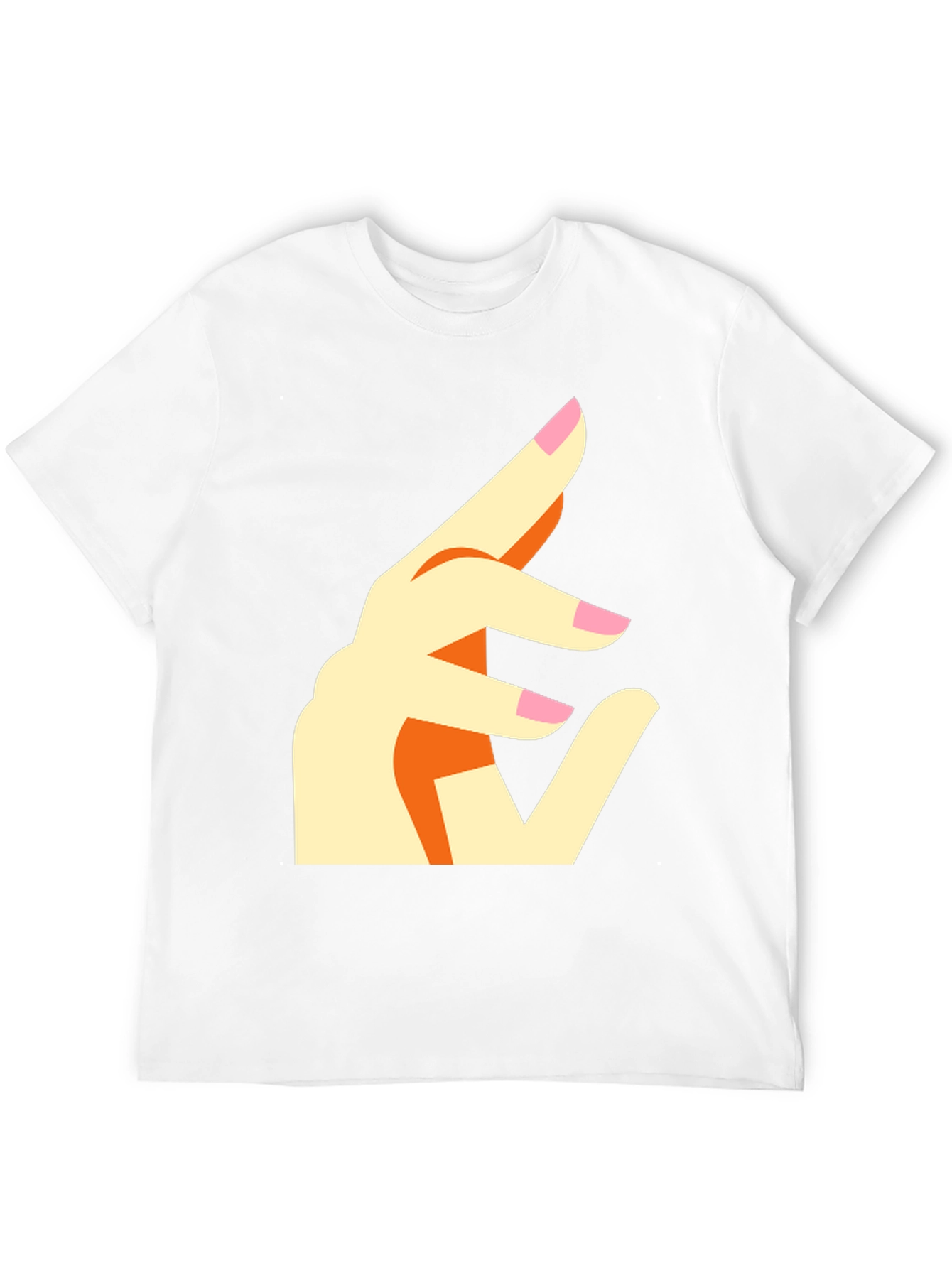 Abstract Hand Gesture Graphic Tee