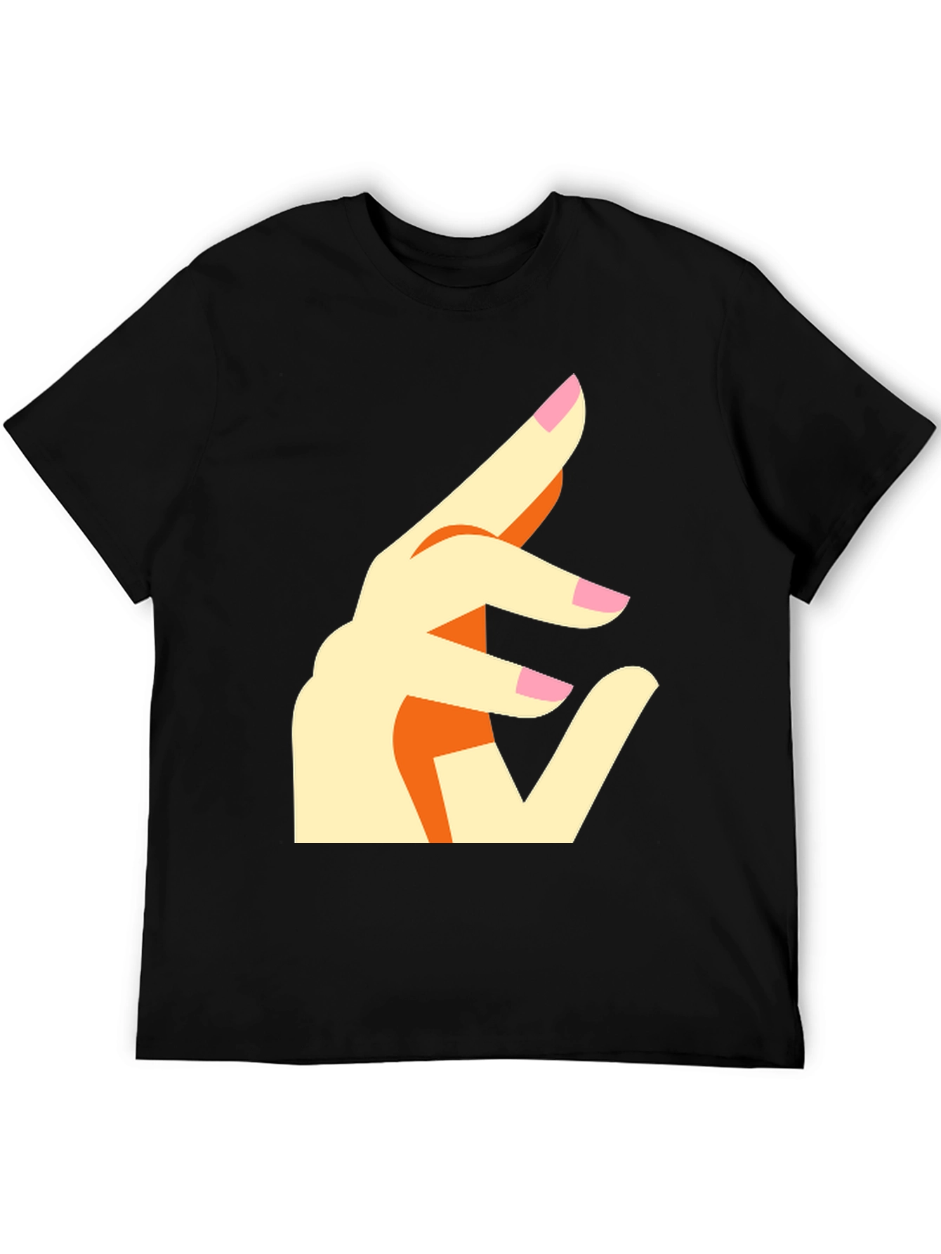 Abstract Hand Gesture Graphic Tee
