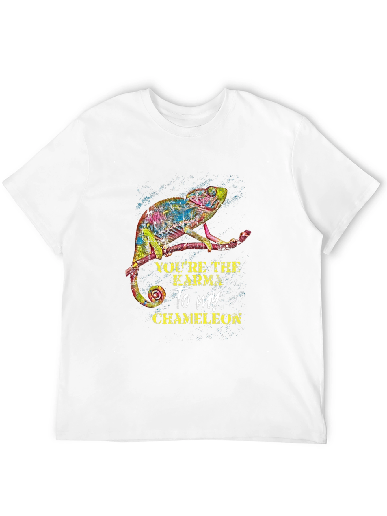 Karma Chameleon Graphic Tee - Mens Black T-Shirt