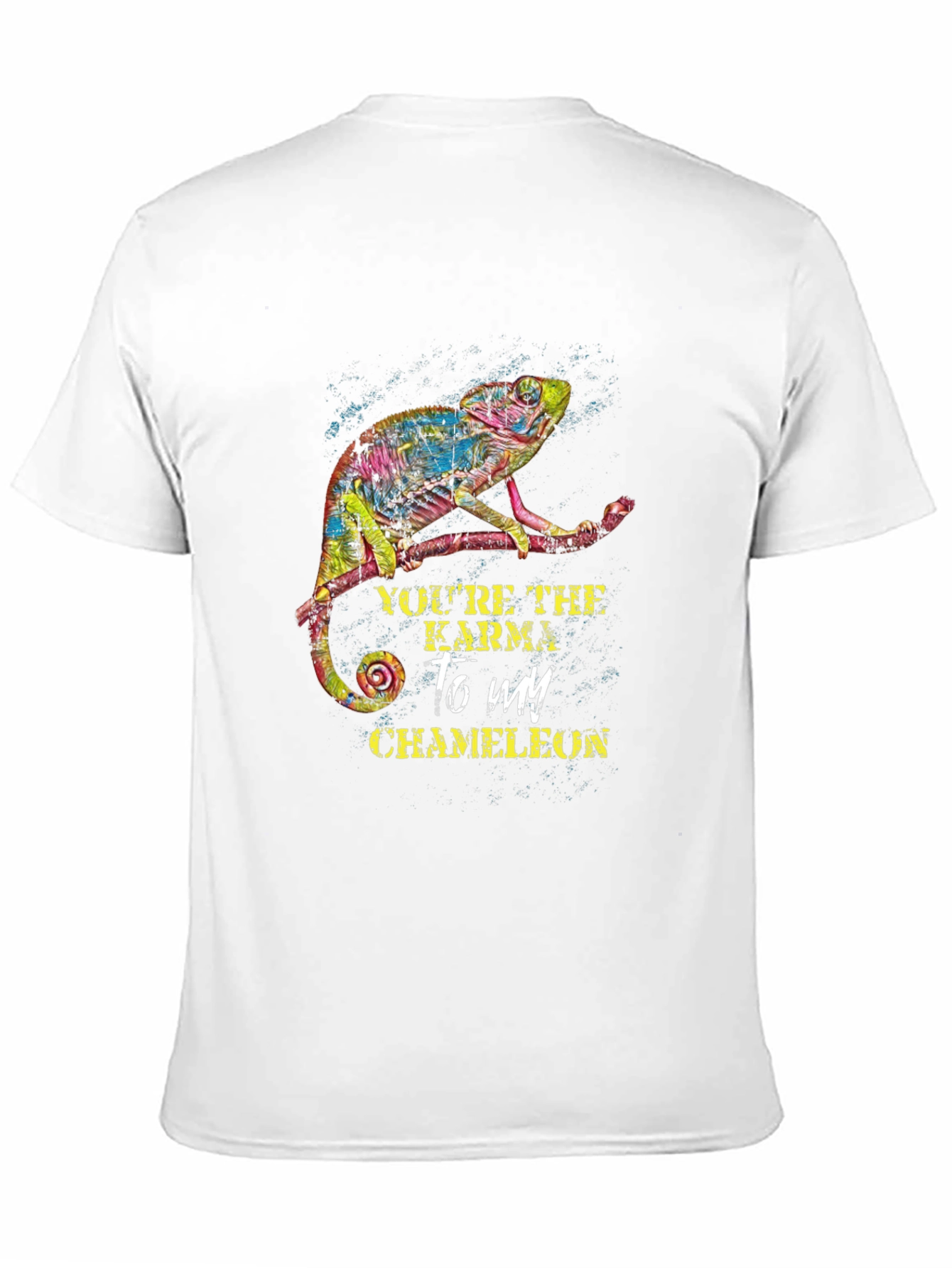 Karma Chameleon Graphic Tee - Mens Black T-Shirt