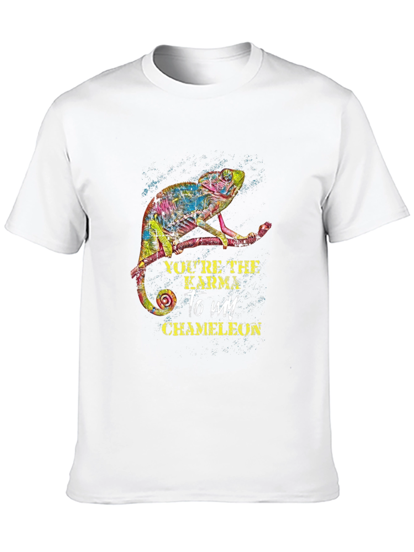 Karma Chameleon Graphic Tee - Mens Black T-Shirt