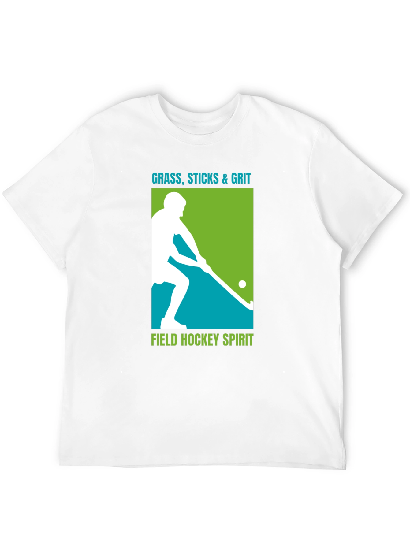 Field Hockey Graphic Tee - Grass Sticks & Grit