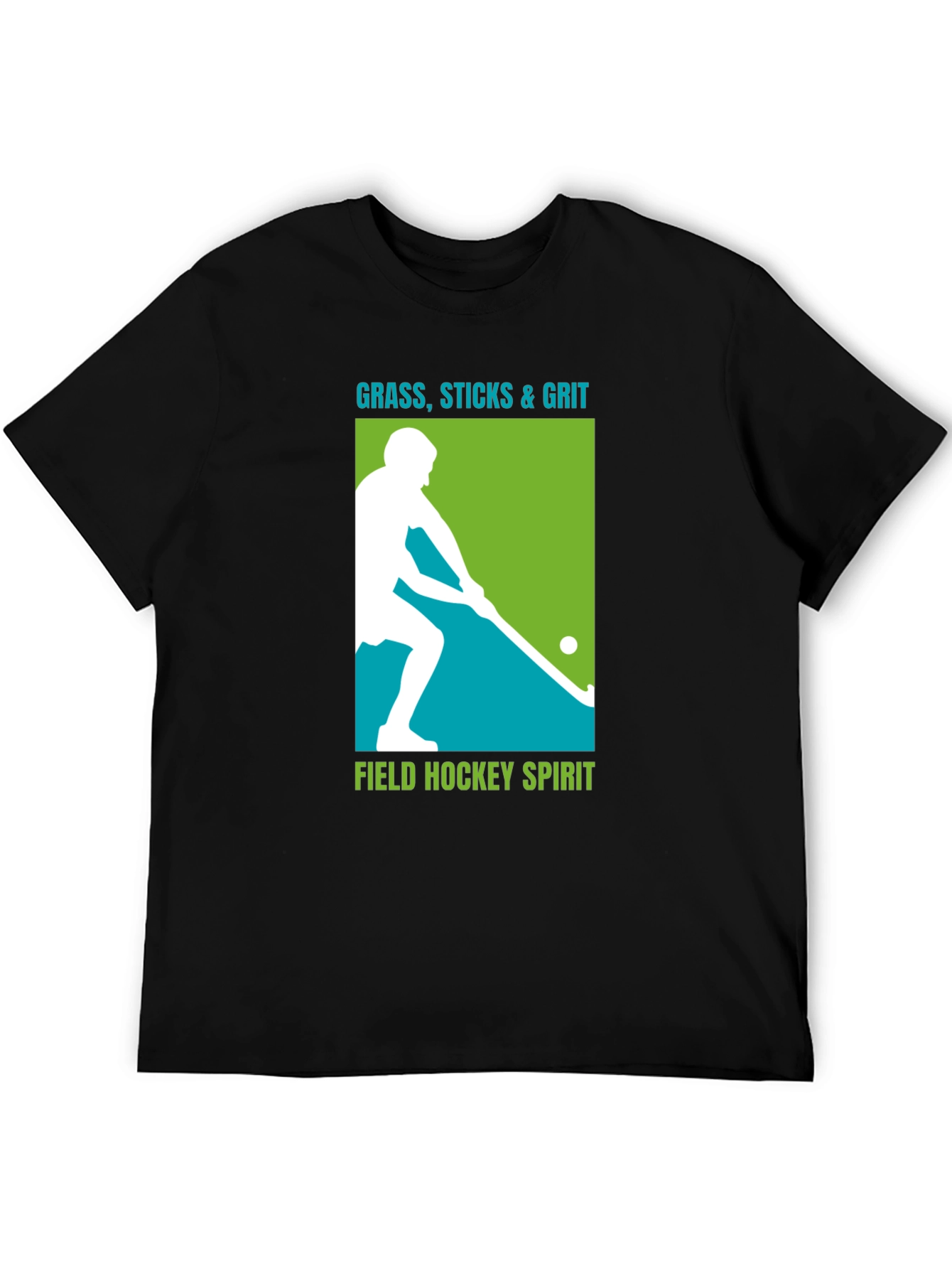 Field Hockey Graphic Tee - Grass Sticks & Grit