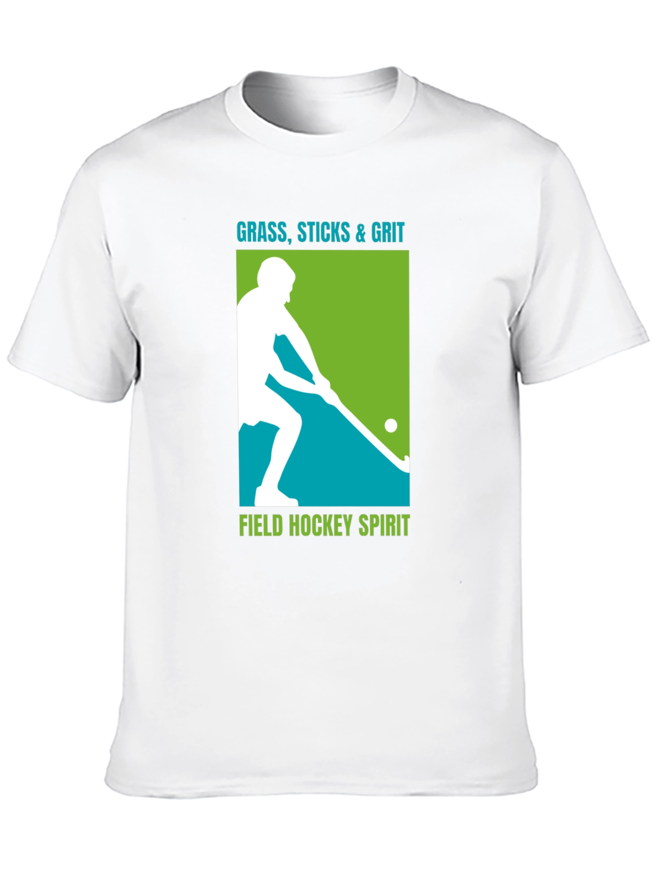 Field Hockey Graphic Tee - Grass Sticks & Grit
