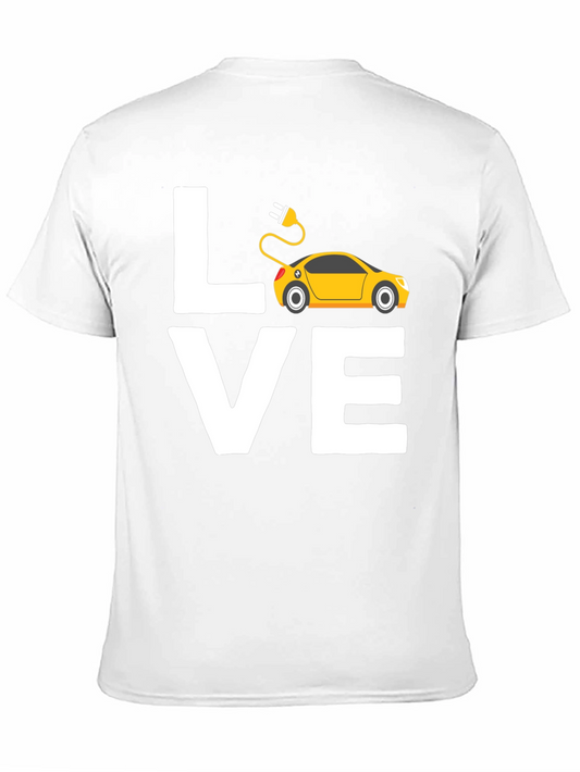 Electric Car Love T-Shirt - Black