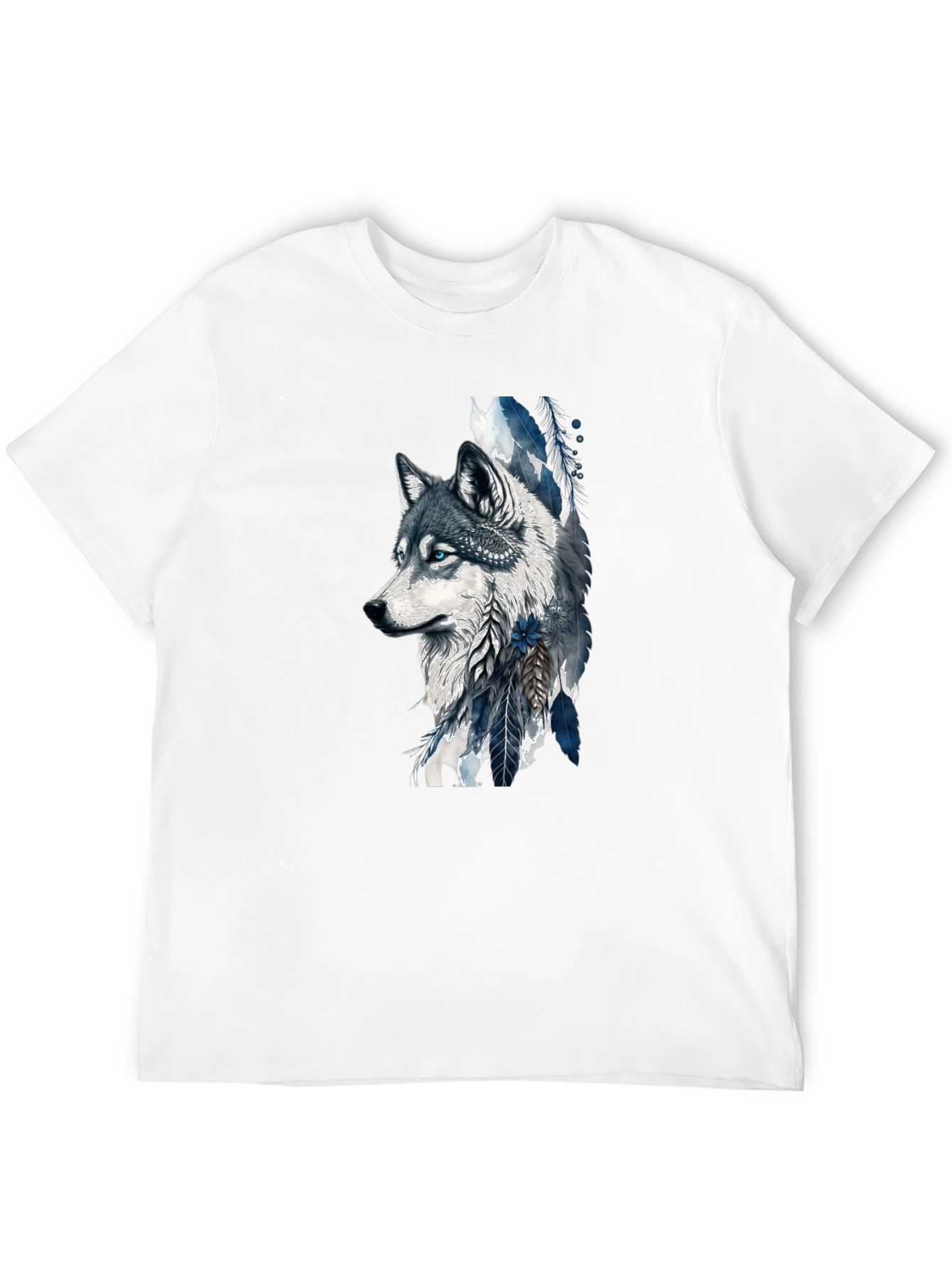 Wolf Graphic Print Tee - Stylish & Unique Design