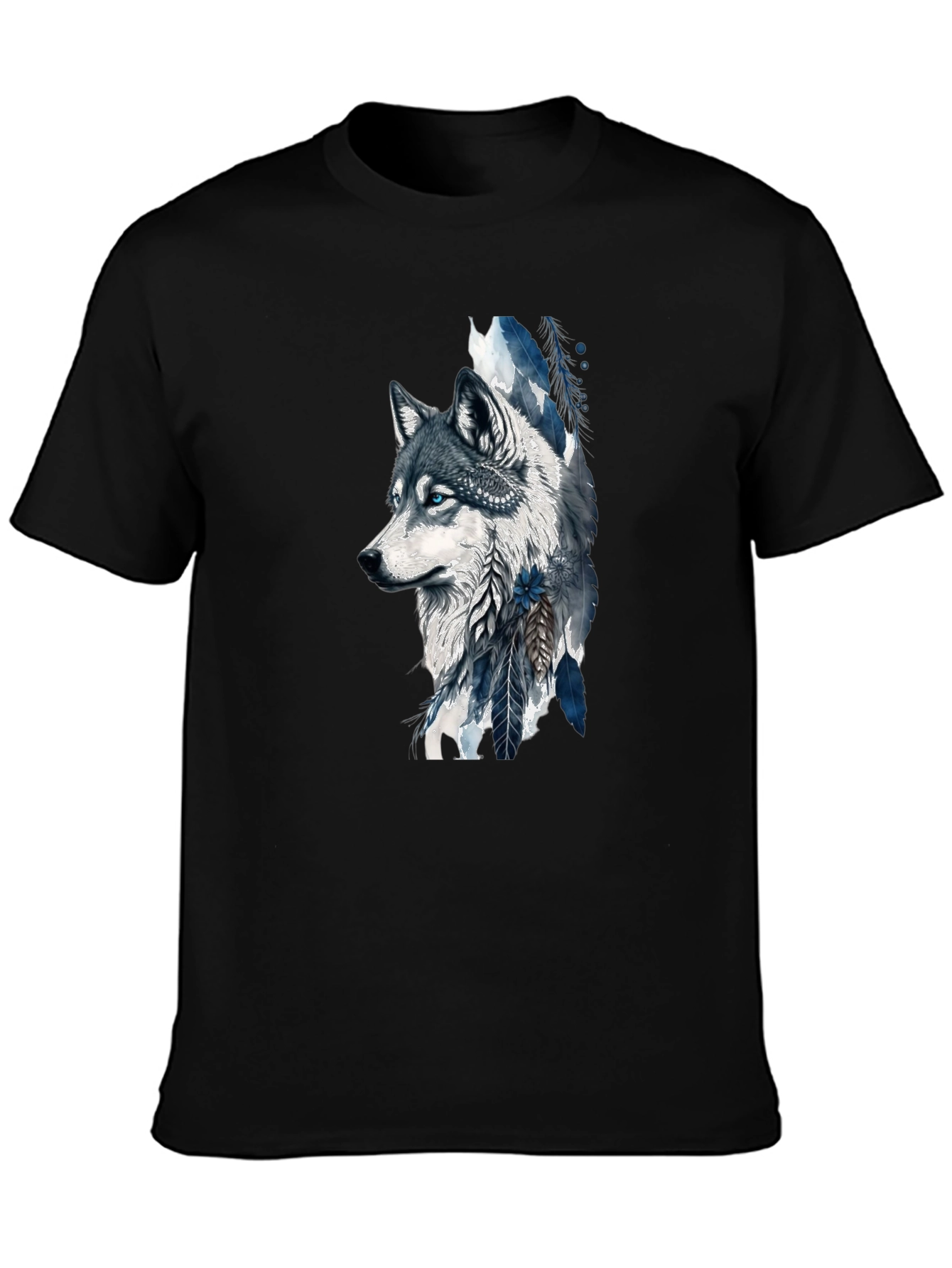 Wolf Graphic Print Tee - Stylish & Unique Design