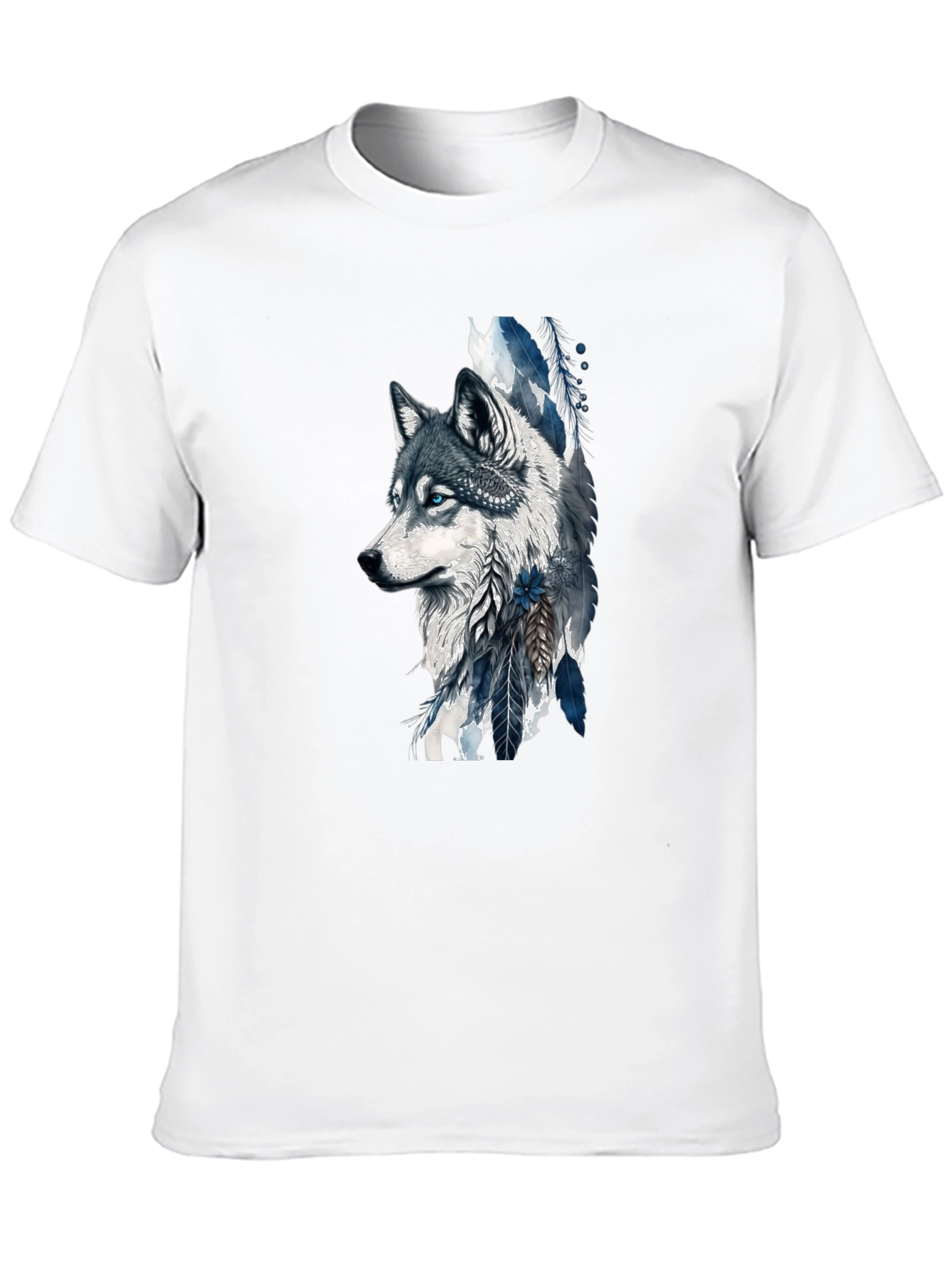 Wolf Graphic Print Tee - Stylish & Unique Design