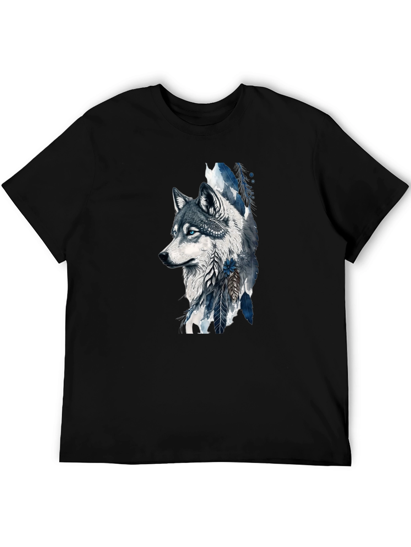 Wolf Graphic Print Tee - Stylish & Unique Design