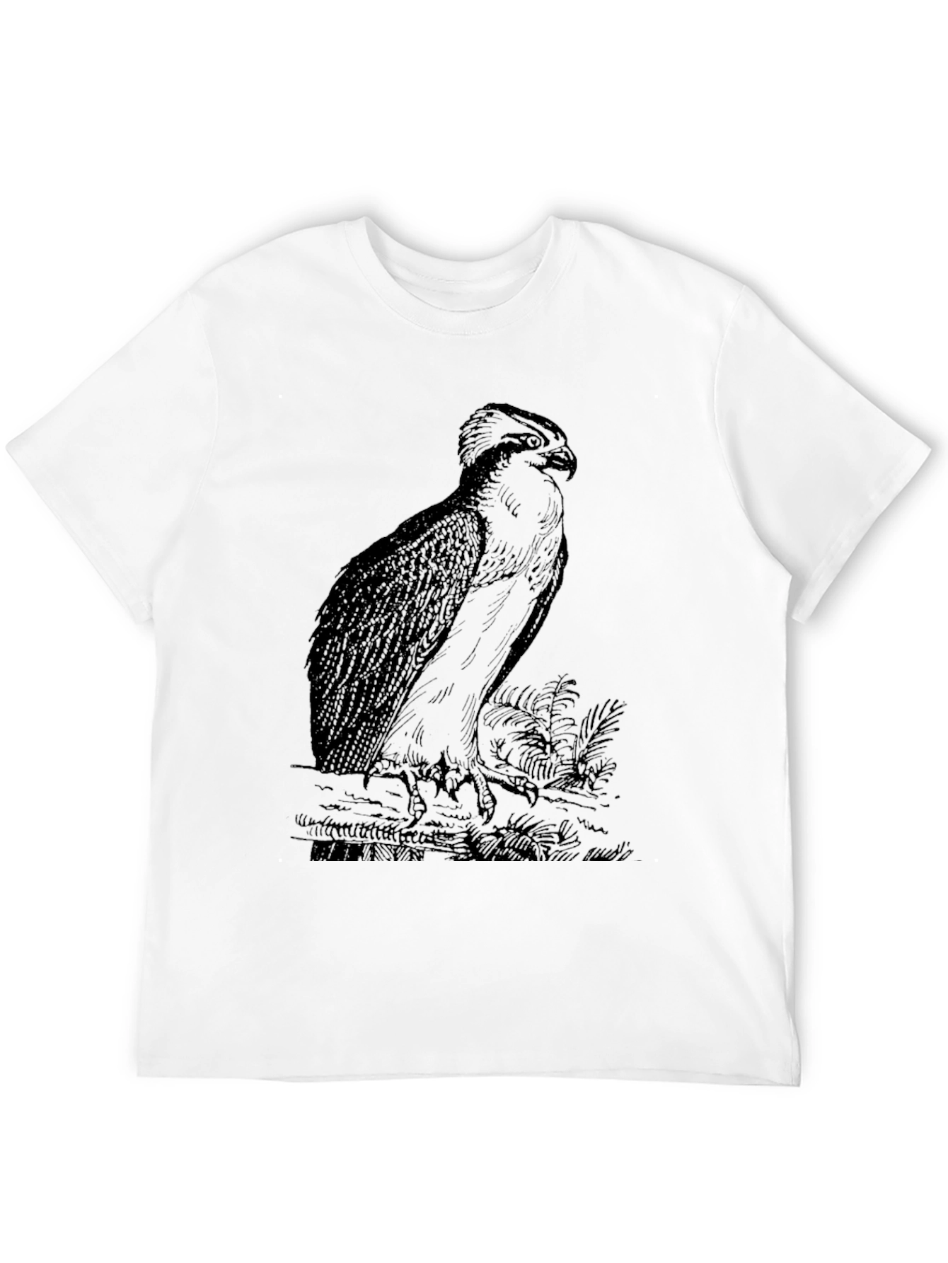 Black Eagle Graphic Tee - Unique Bird Design