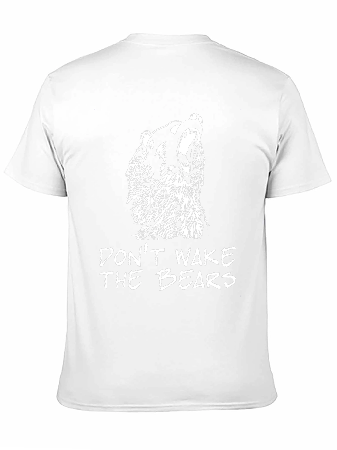 Dont Wake The Bears Graphic T-Shirt - Black