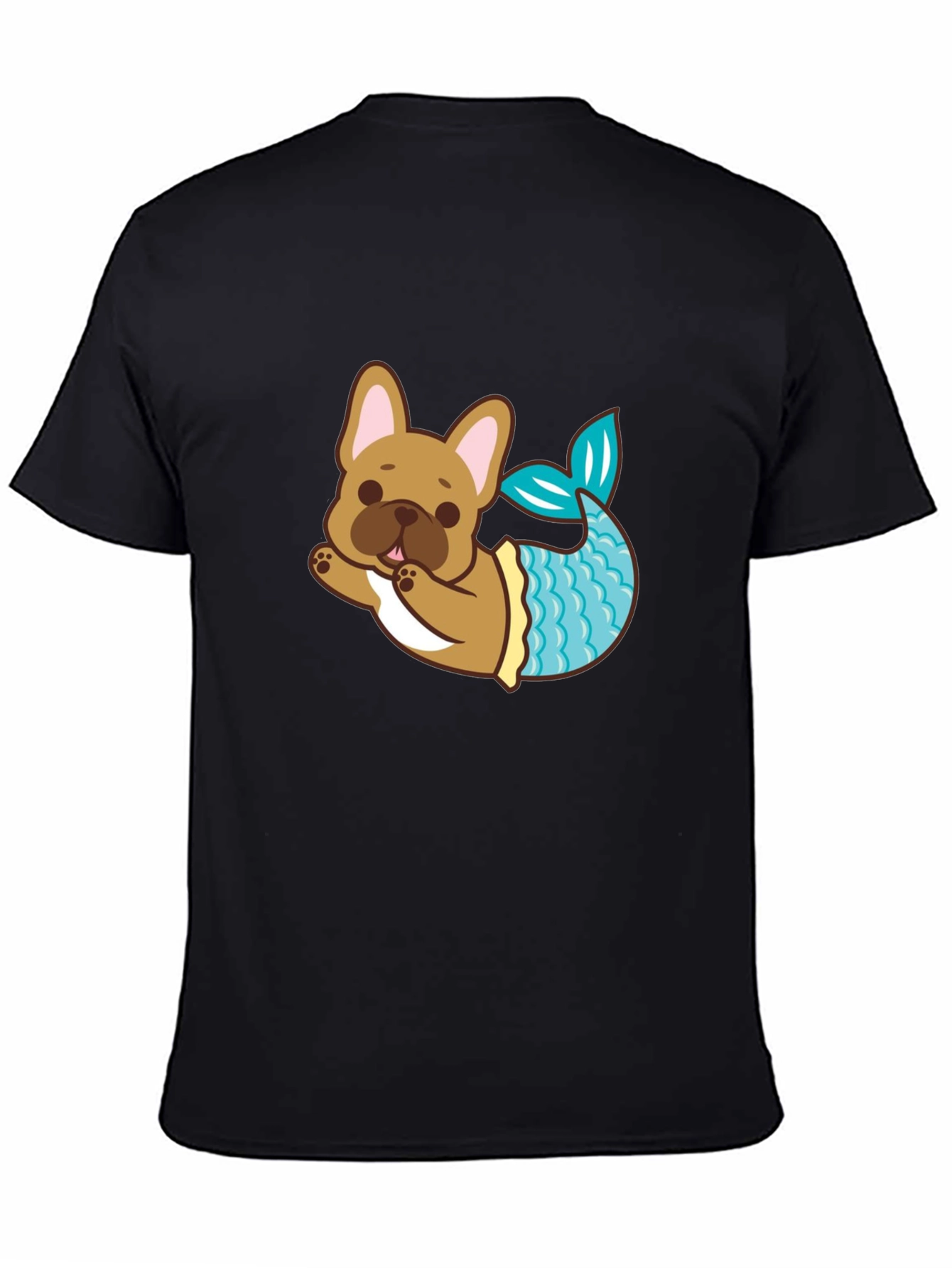 Dog Mermaid T-Shirt - Cute French Bulldog Tee