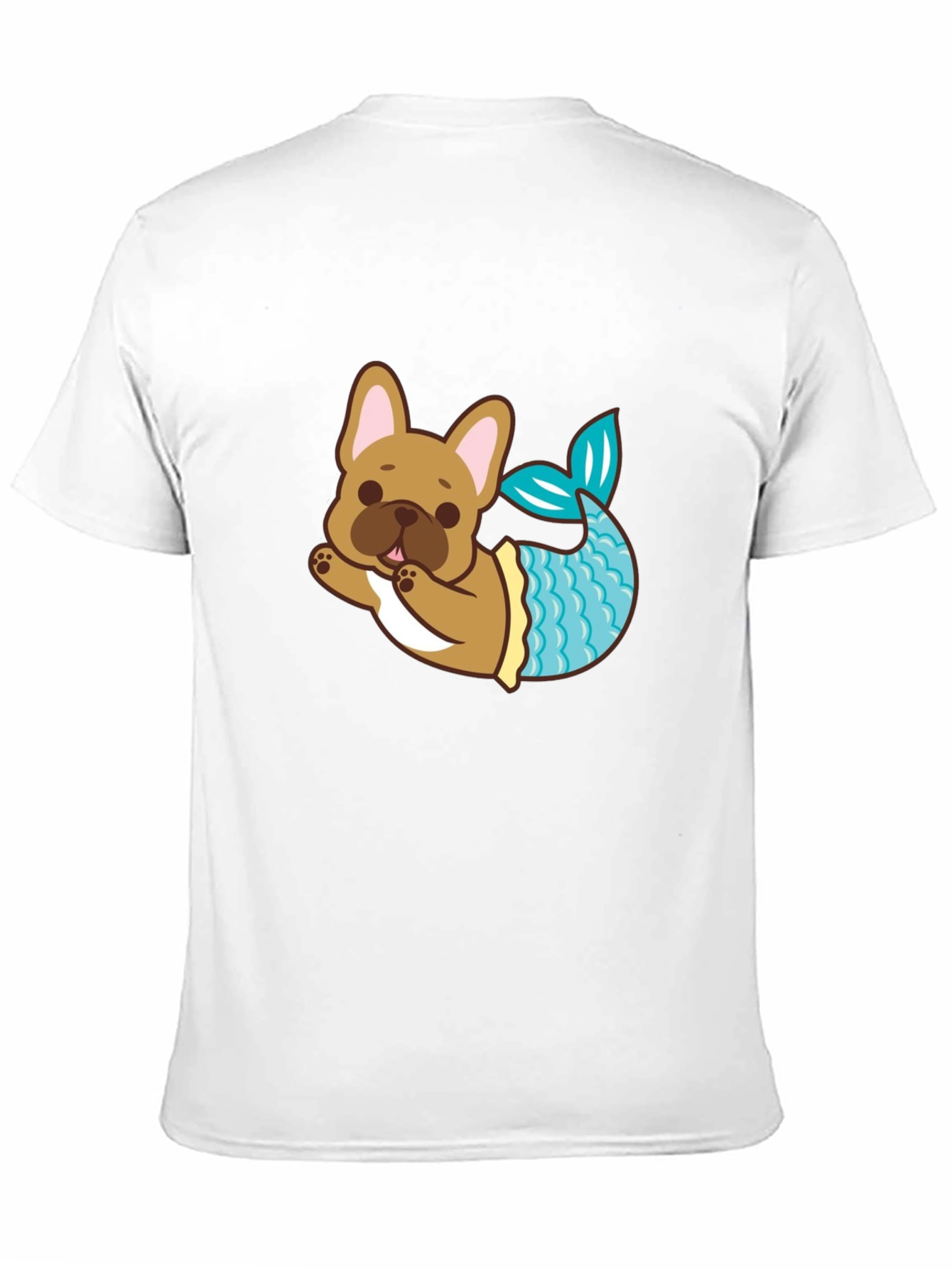 Dog Mermaid T-Shirt - Cute French Bulldog Tee