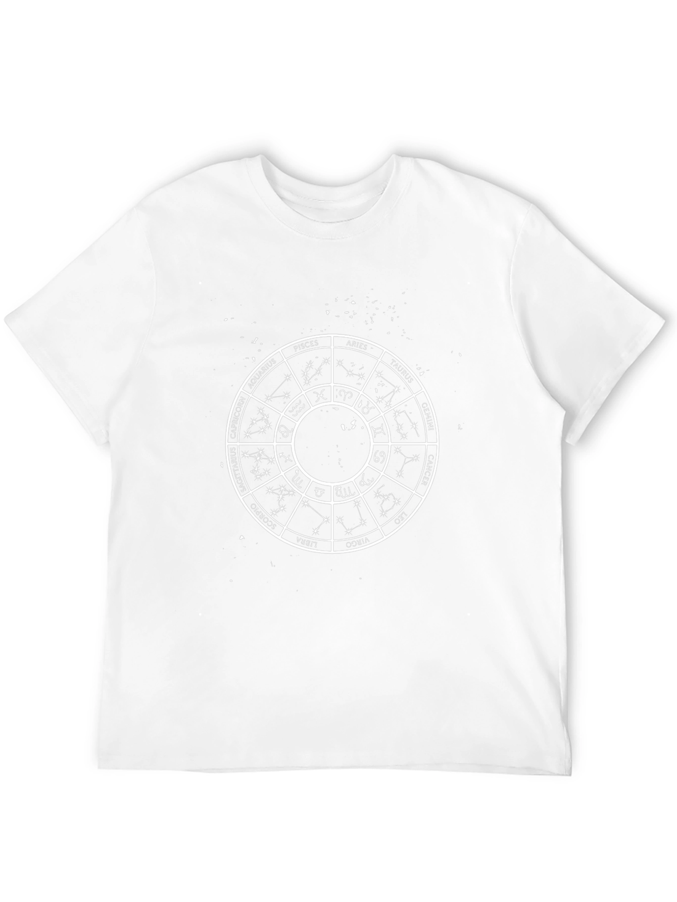 Zodiac Wheel Graphic Tee - Astrology Shirt