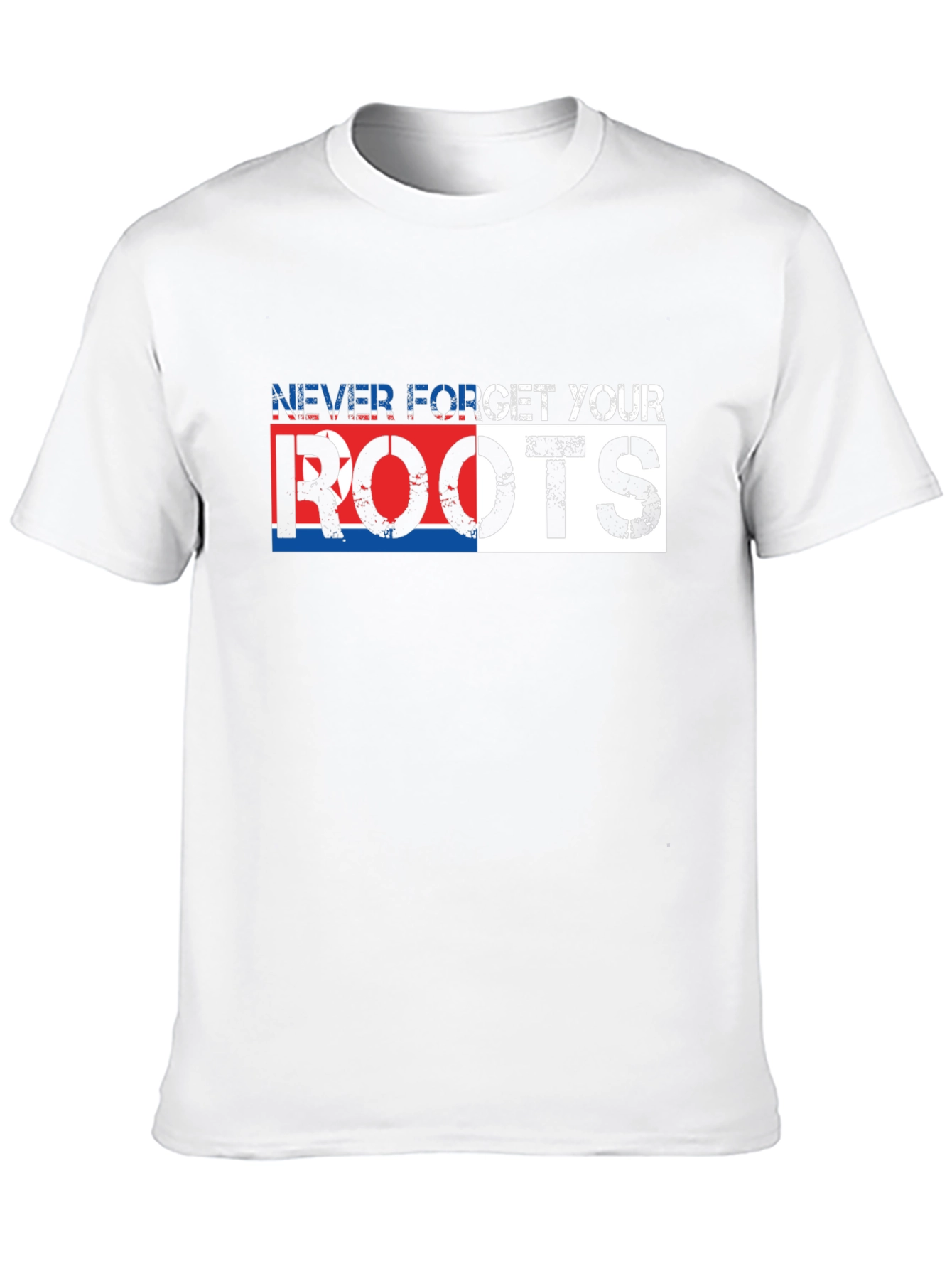 Never Forget Your Roots Black Graphic Tee