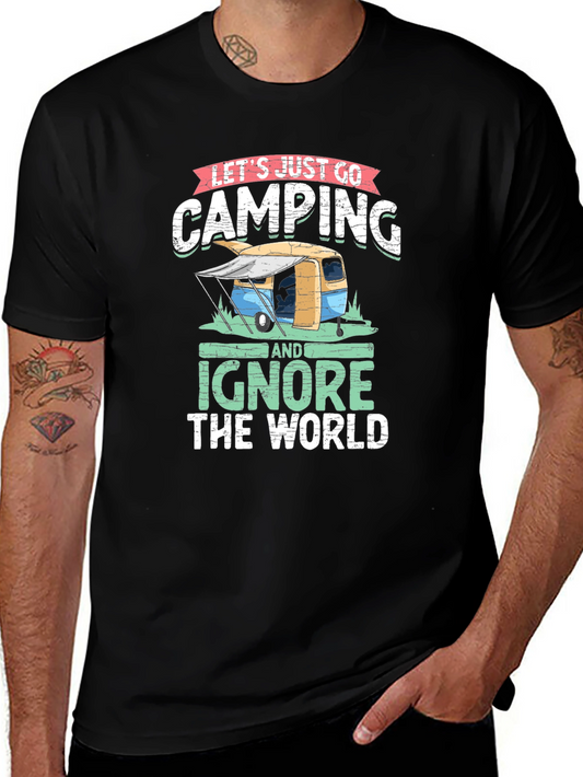 Camping Graphic Tee - Ignore the World