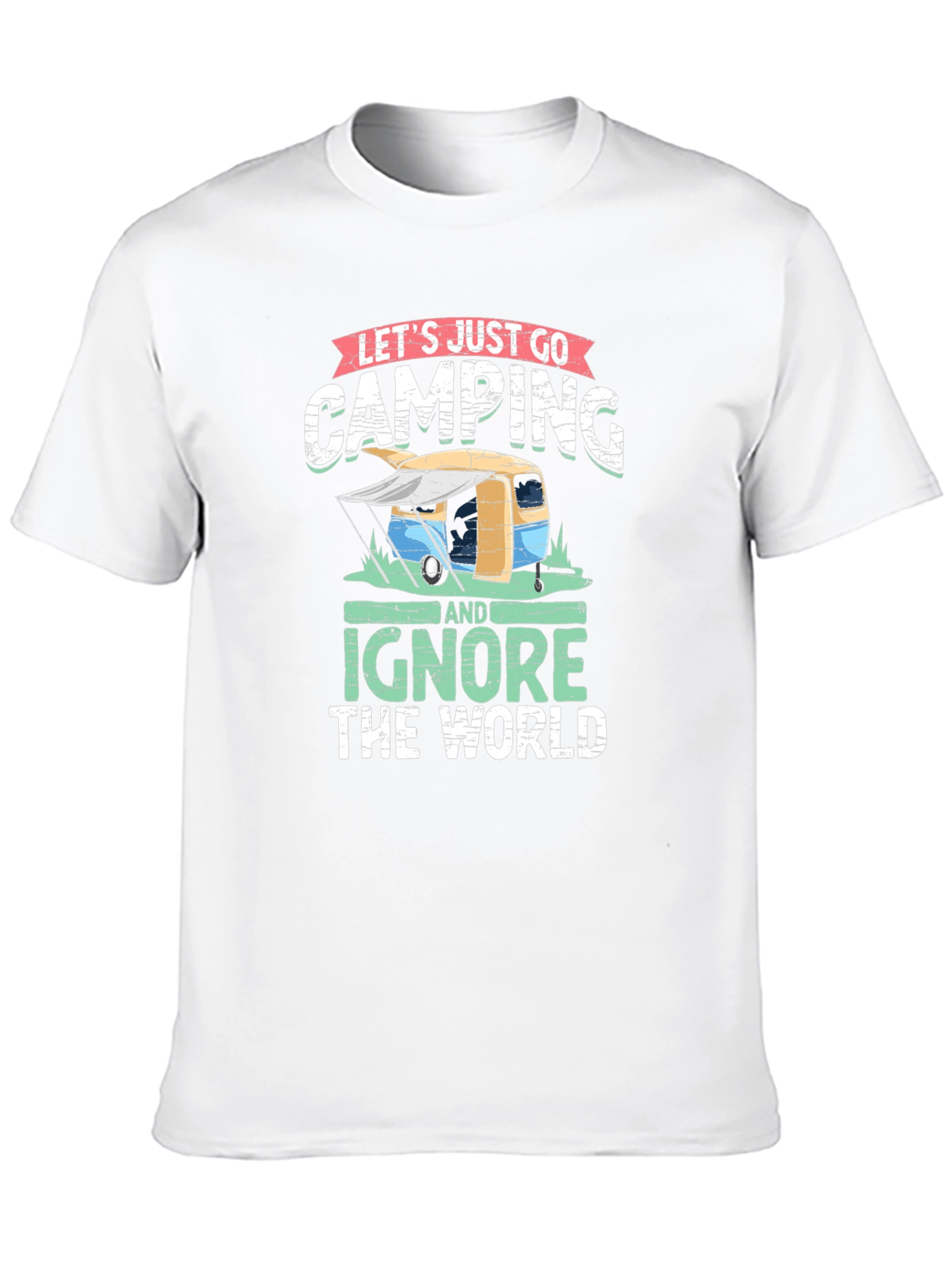 Camping Graphic Tee - Ignore the World