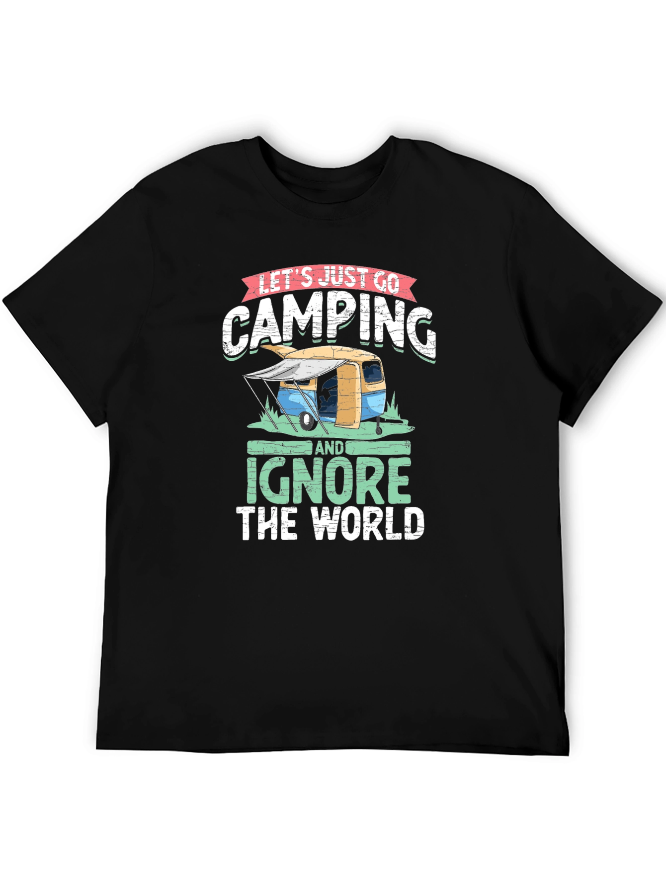 Camping Graphic Tee - Ignore the World