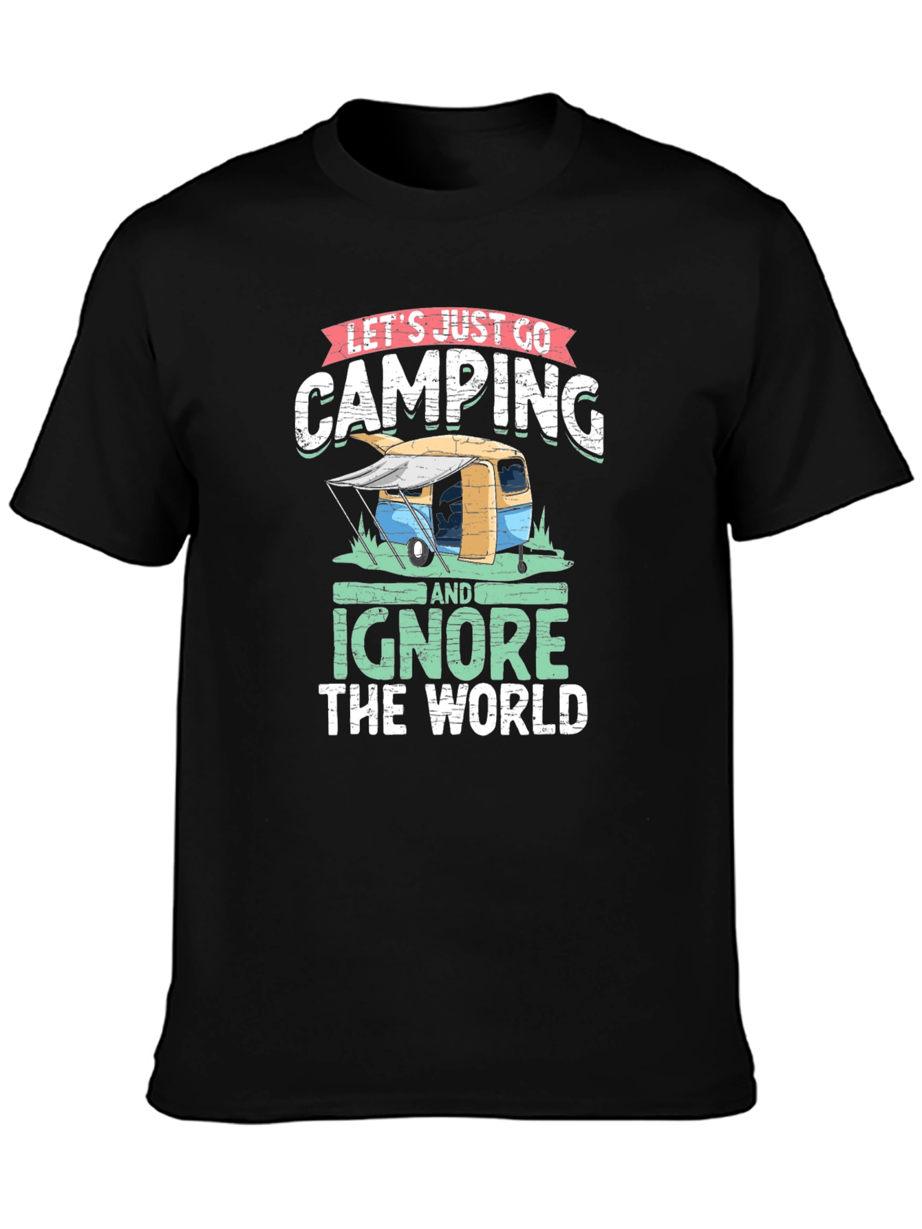 Camping Graphic Tee - Ignore the World