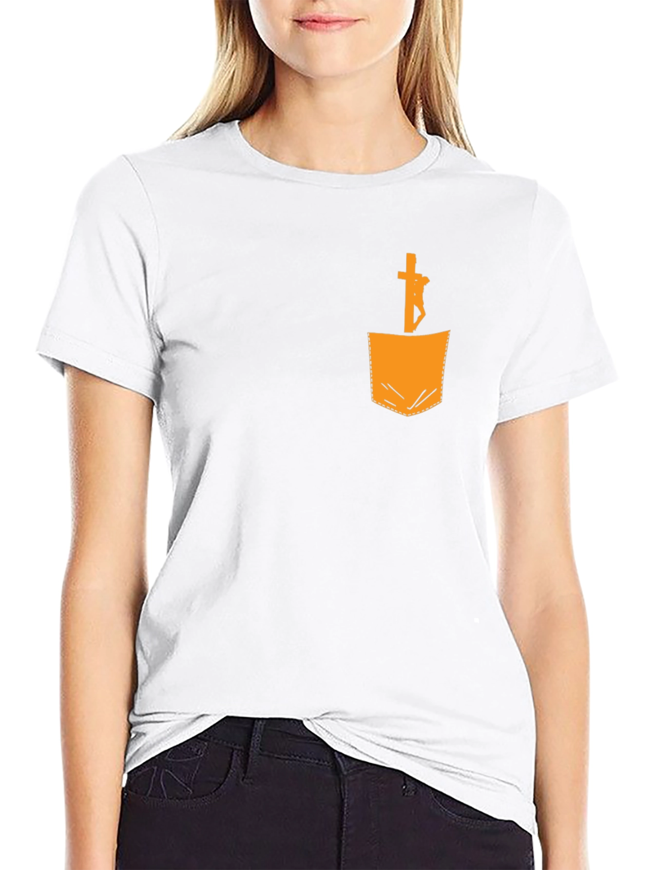 Jesus in Pocket Graphic Tee