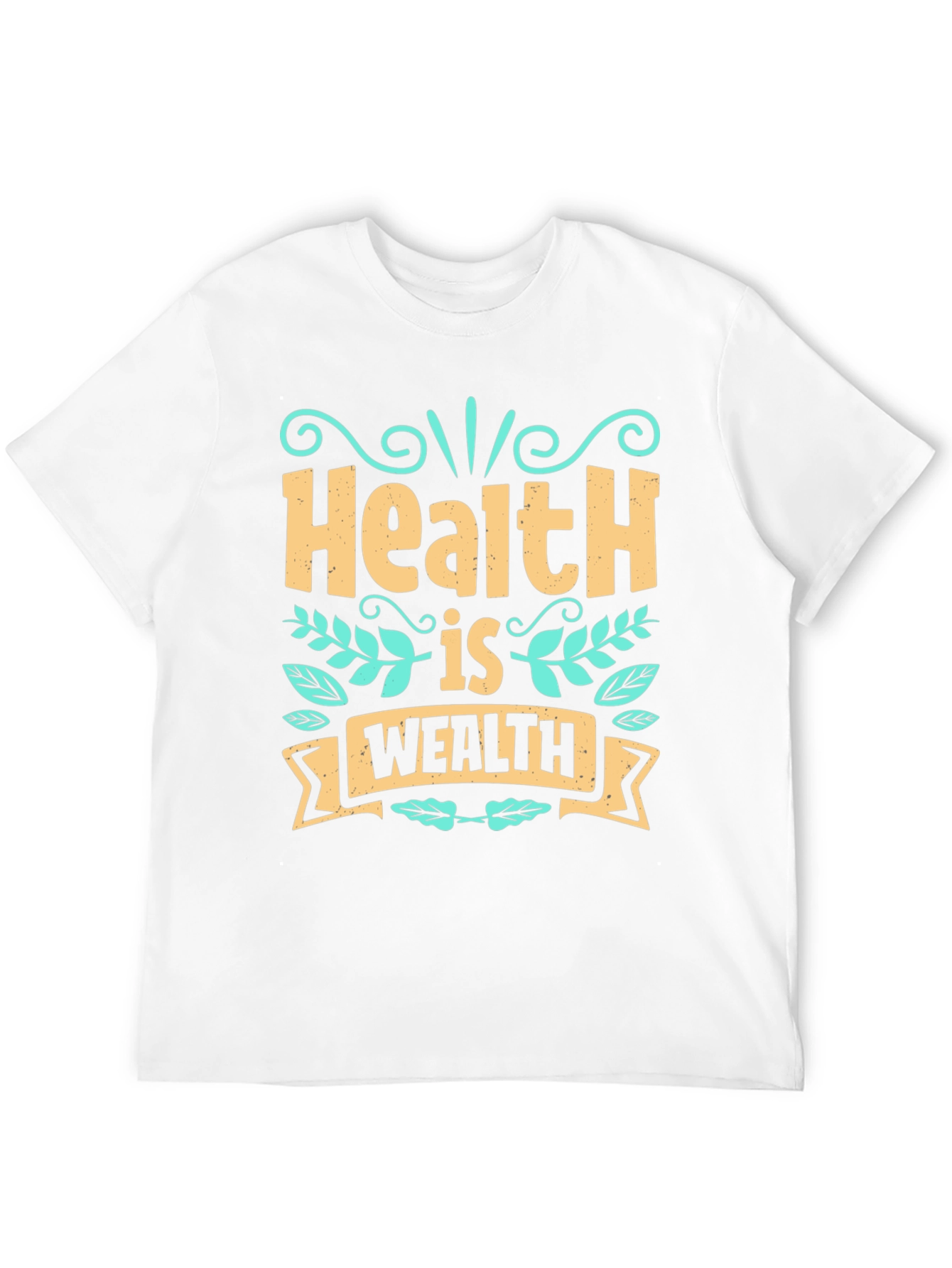 Health is Wealth Graphic T-Shirt