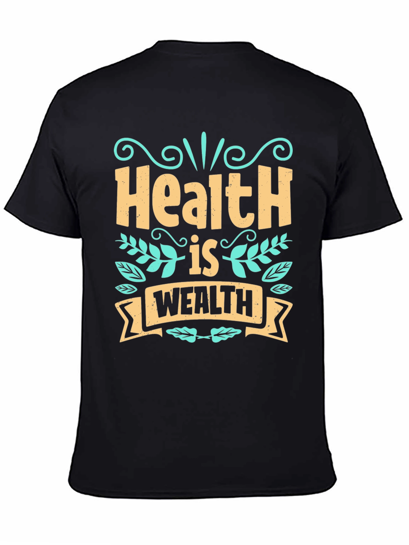 Health is Wealth Graphic T-Shirt