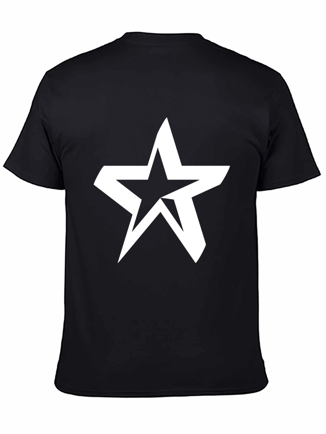 Bold Star Graphic Black T-Shirt